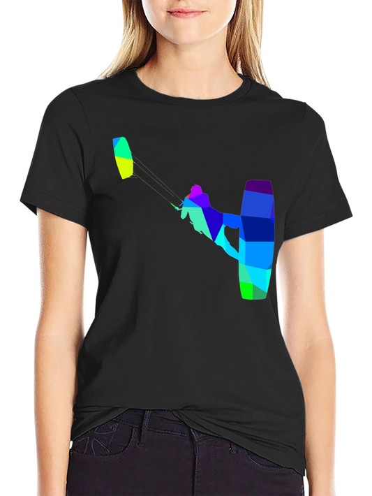 Kitesurfing Graphic T-Shirt - Vibrant Design