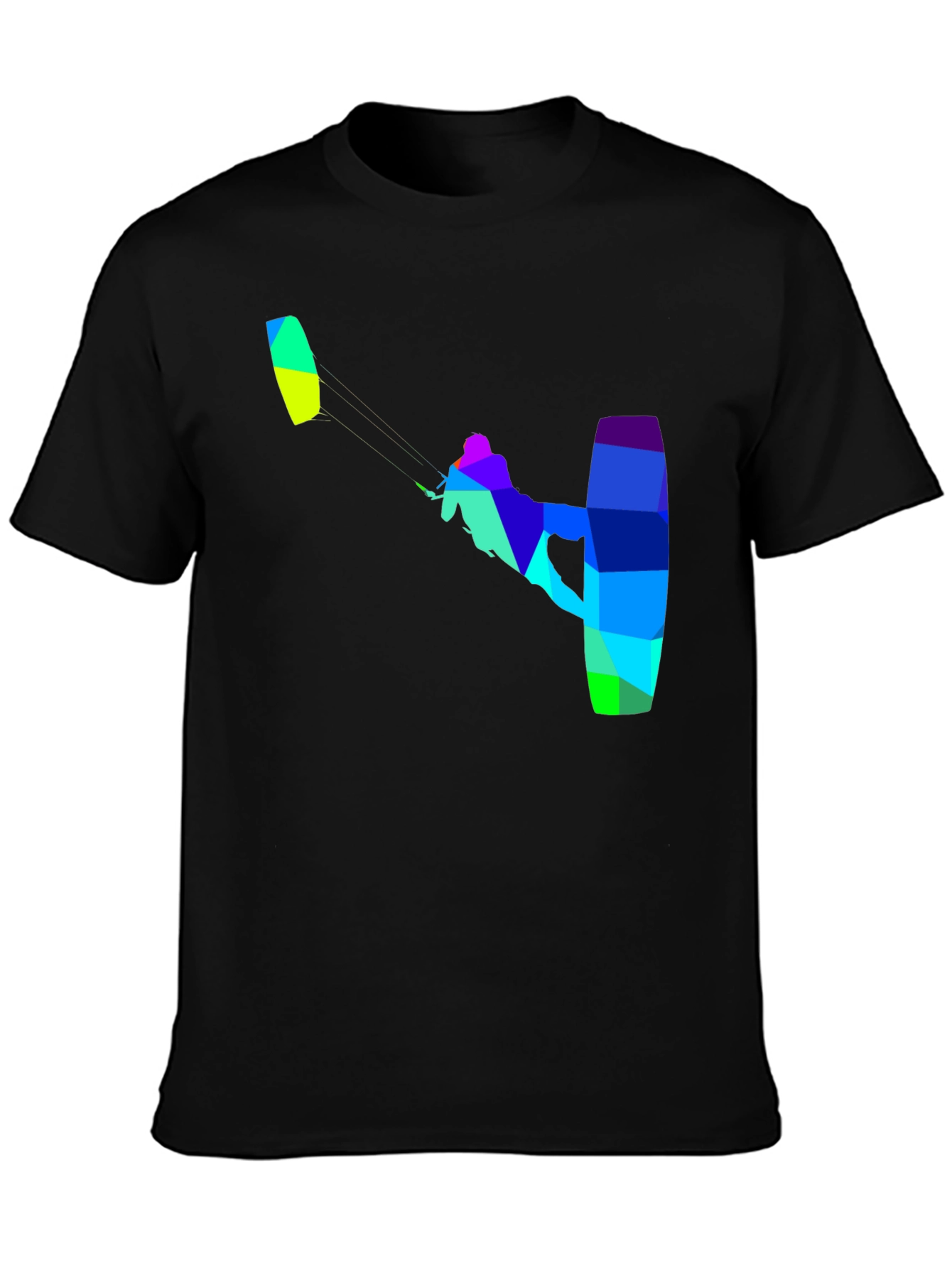 Kitesurfing Graphic T-Shirt - Vibrant Design