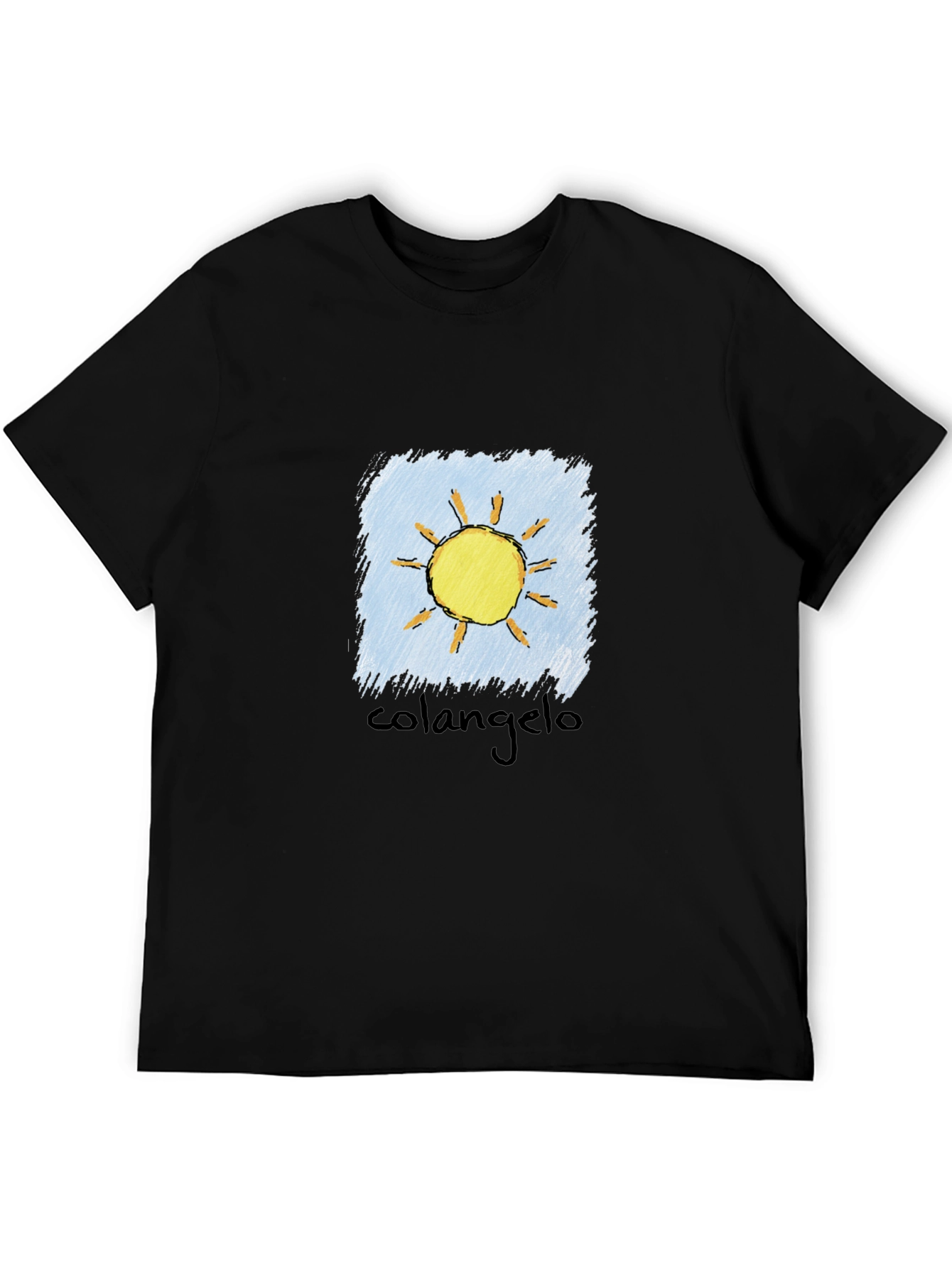 Colangelo Sun Graphic Black T-Shirt