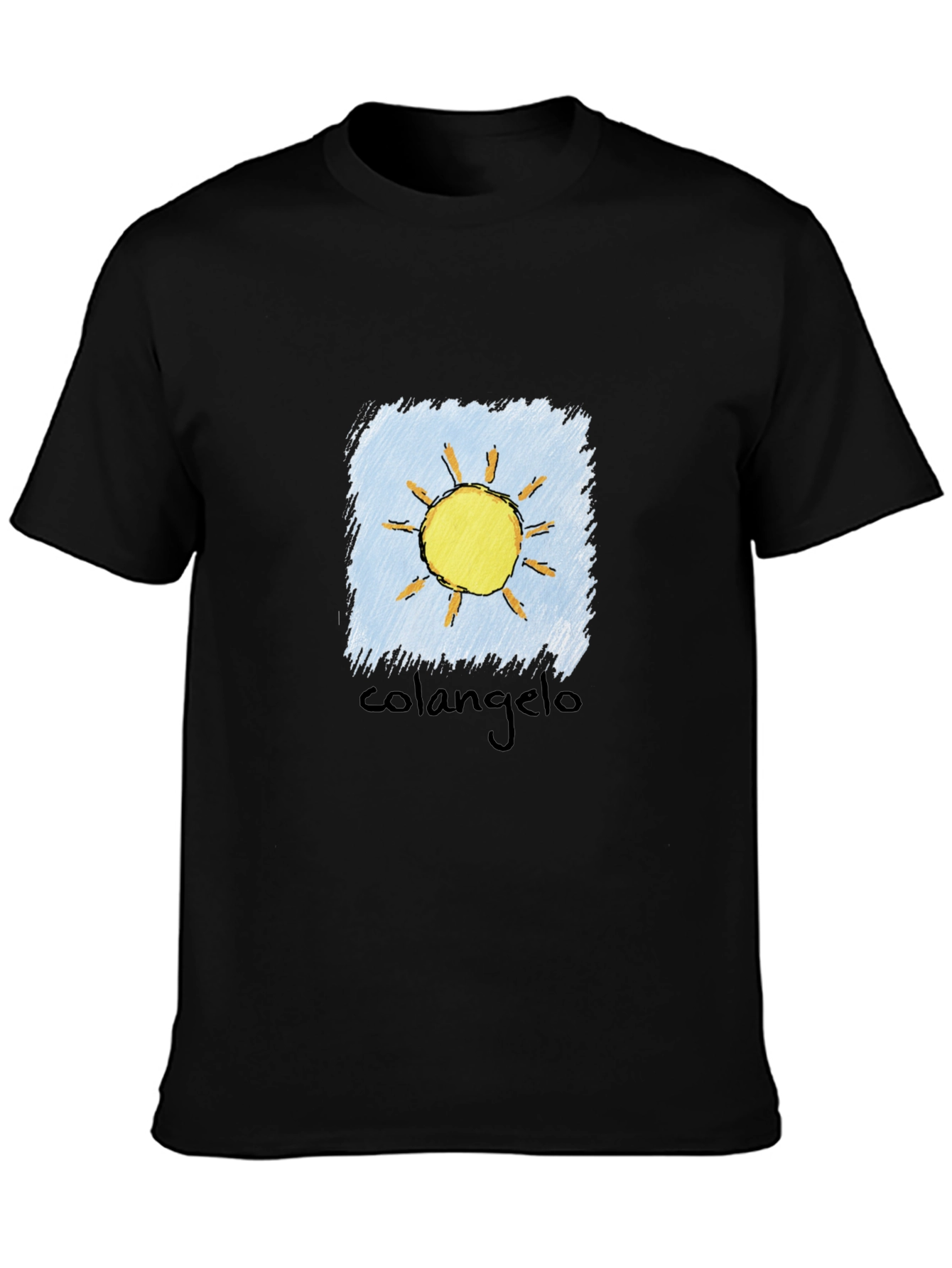 Colangelo Sun Graphic Black T-Shirt