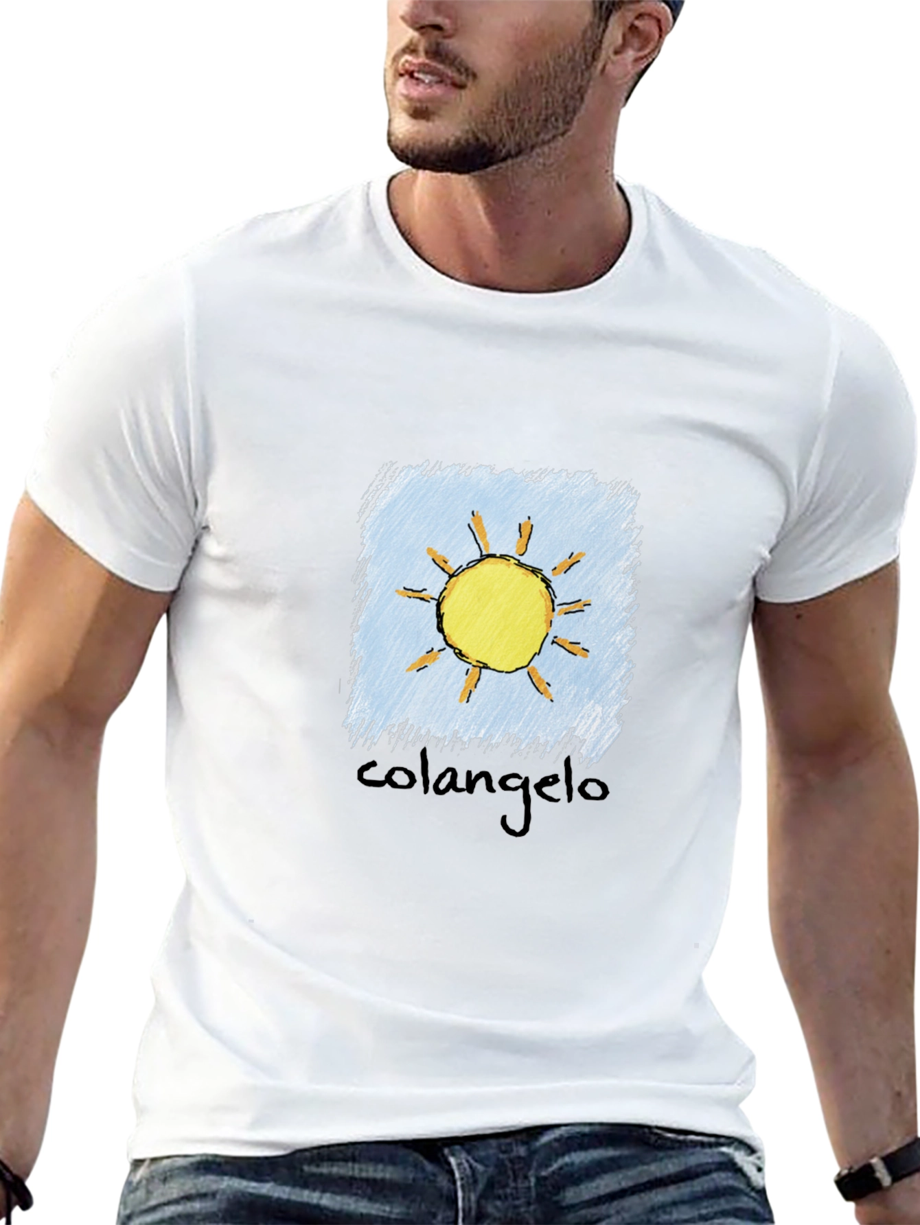 Colangelo Sun Graphic Black T-Shirt