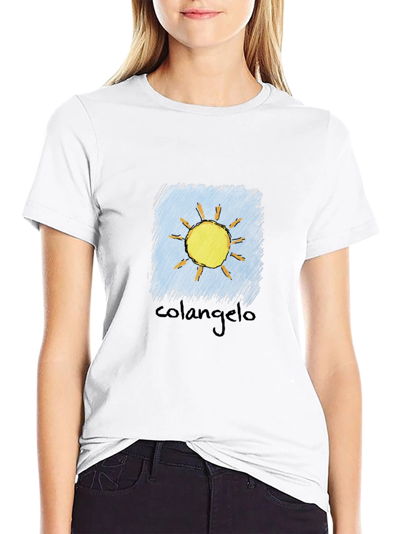 Colangelo Sun Graphic Black T-Shirt