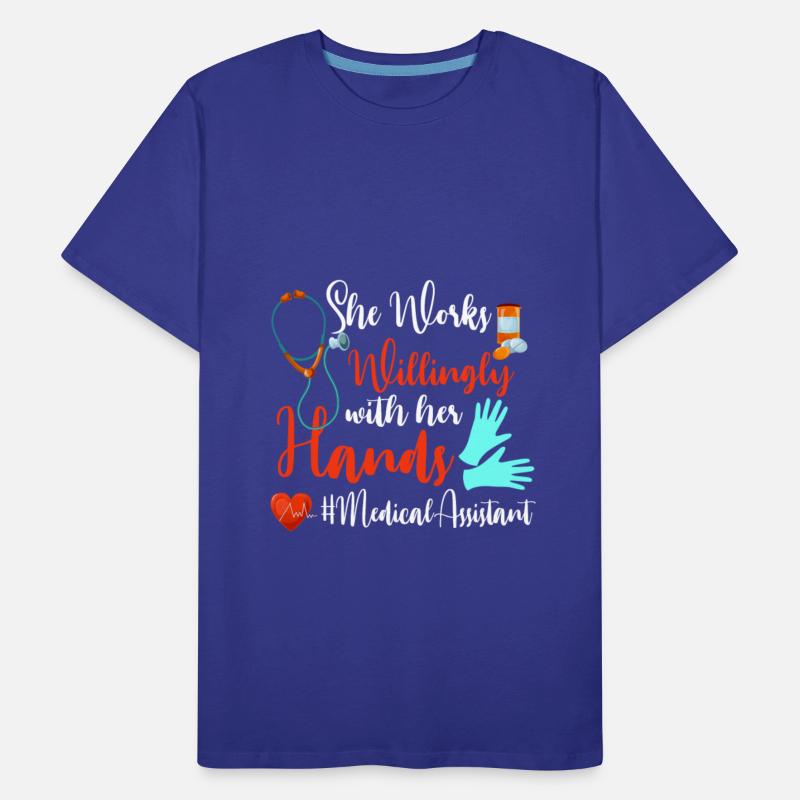 Medical Assistant She Works Willingly With Hands