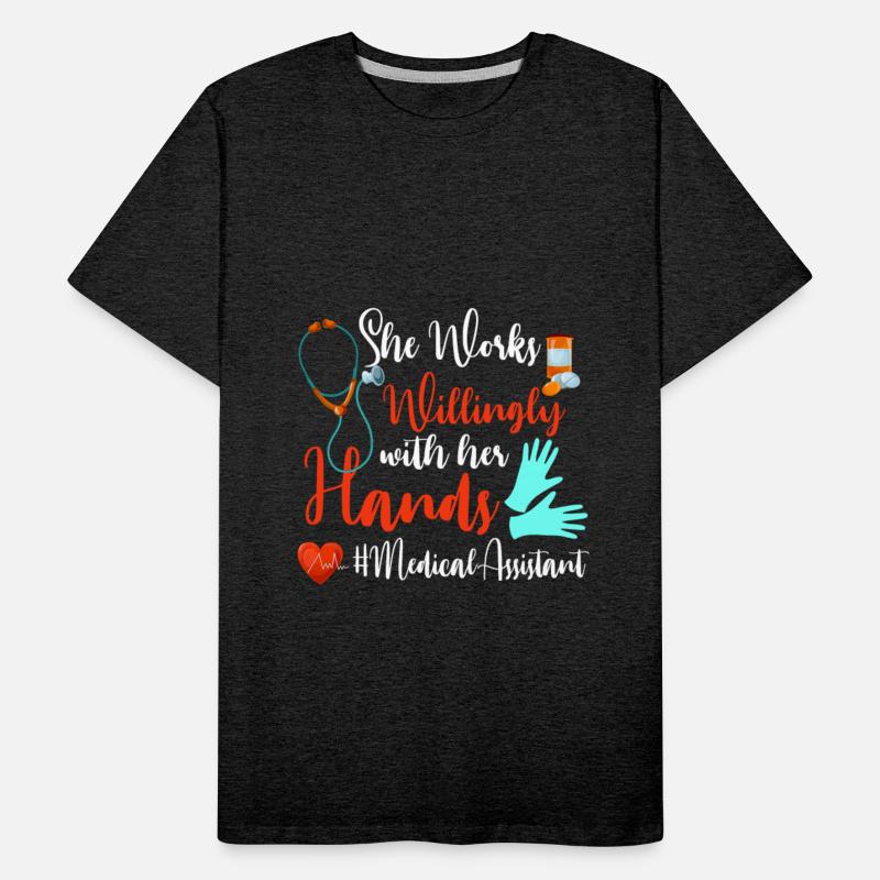 Medical Assistant She Works Willingly With Hands