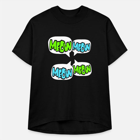 Meow Cat Speech Bubble Cartoon Text Quote Comic