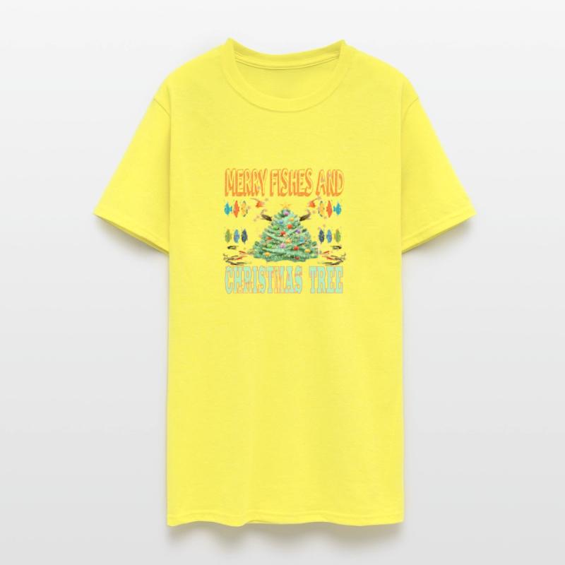 MERRY FISHES AND CHRISTMAS TREE