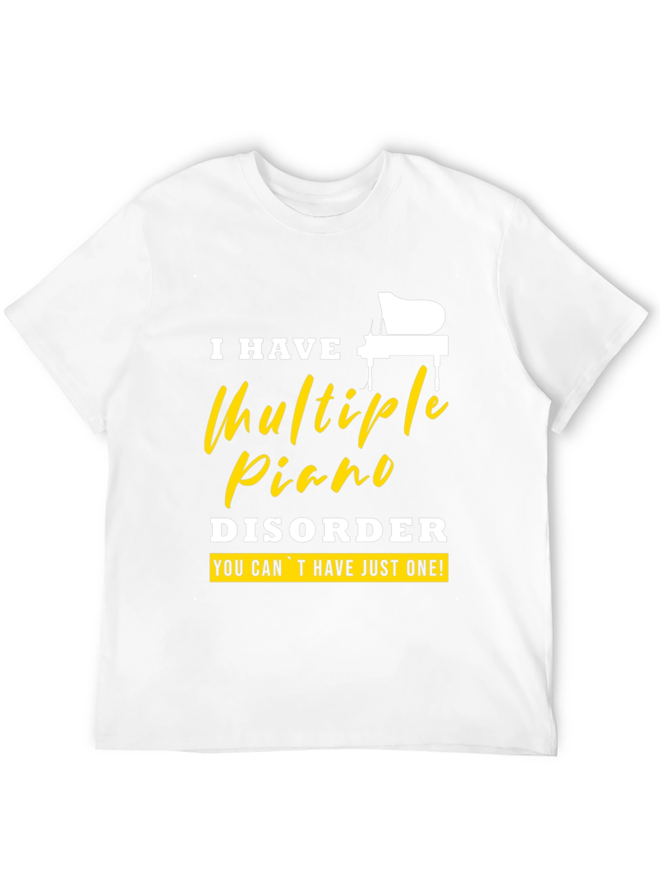 Multiple Piano Disorder Graphic T-Shirt