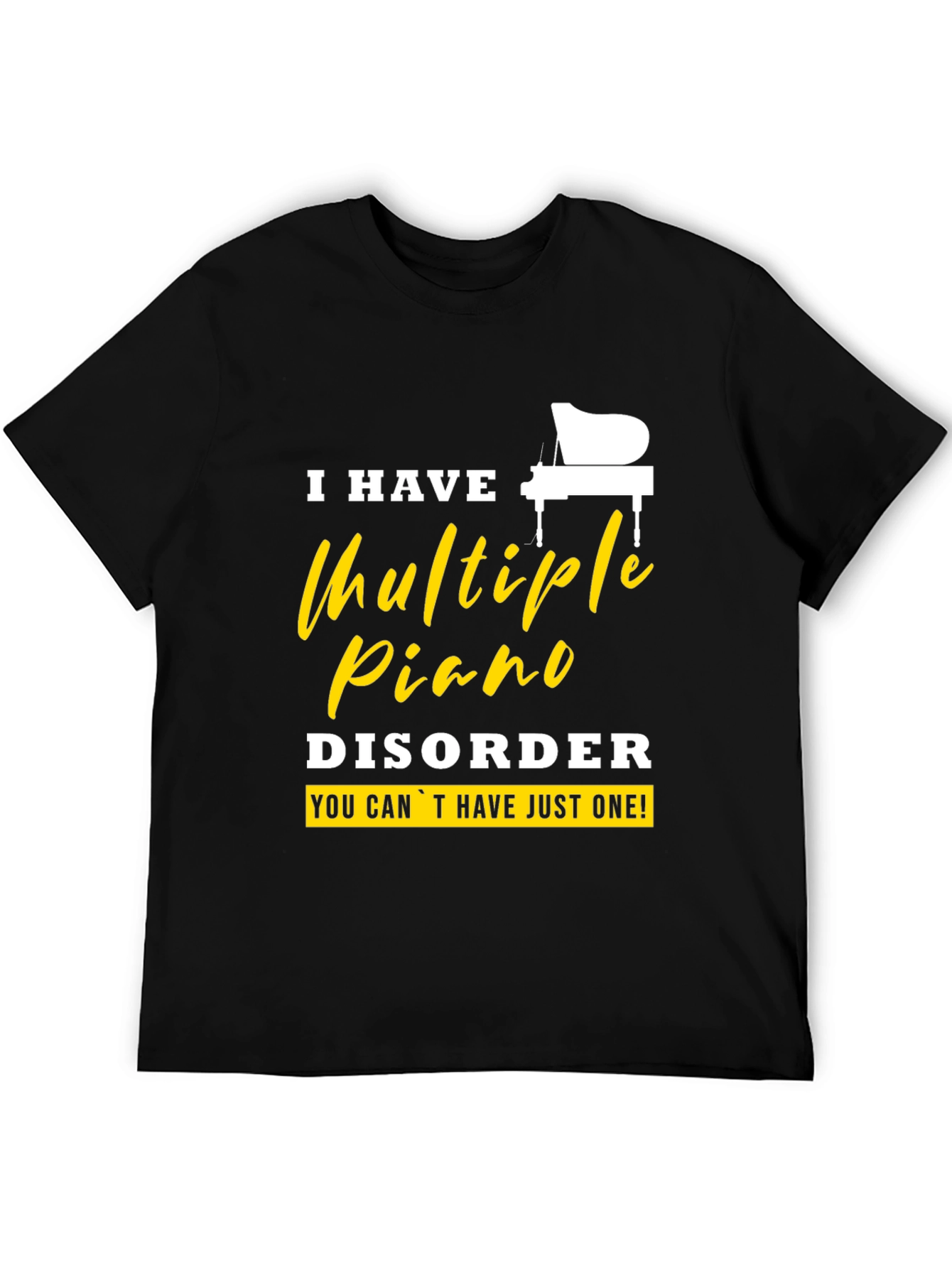 Multiple Piano Disorder Graphic T-Shirt