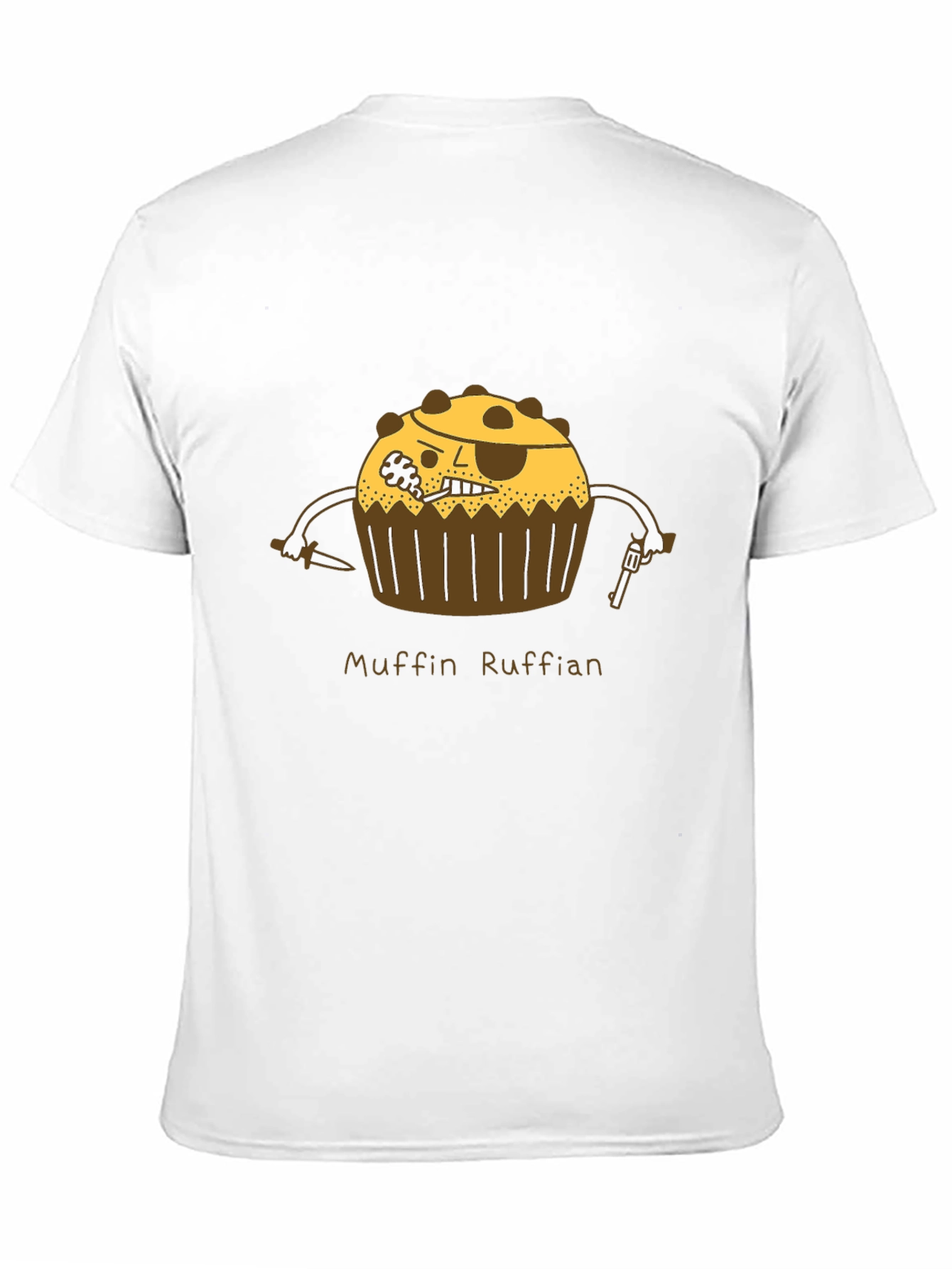 Muffin Ruffian Graphic Tee - Pirate Cupcake T-Shirt