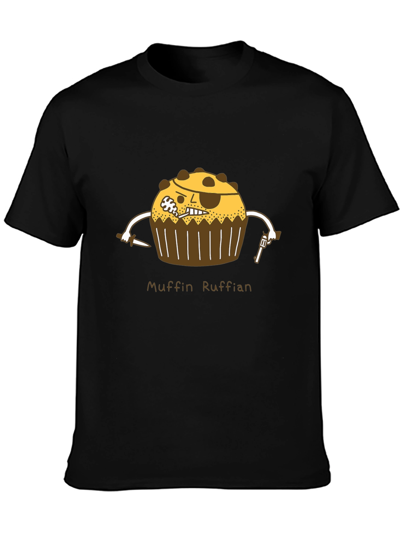 Muffin Ruffian Graphic Tee - Pirate Cupcake T-Shirt