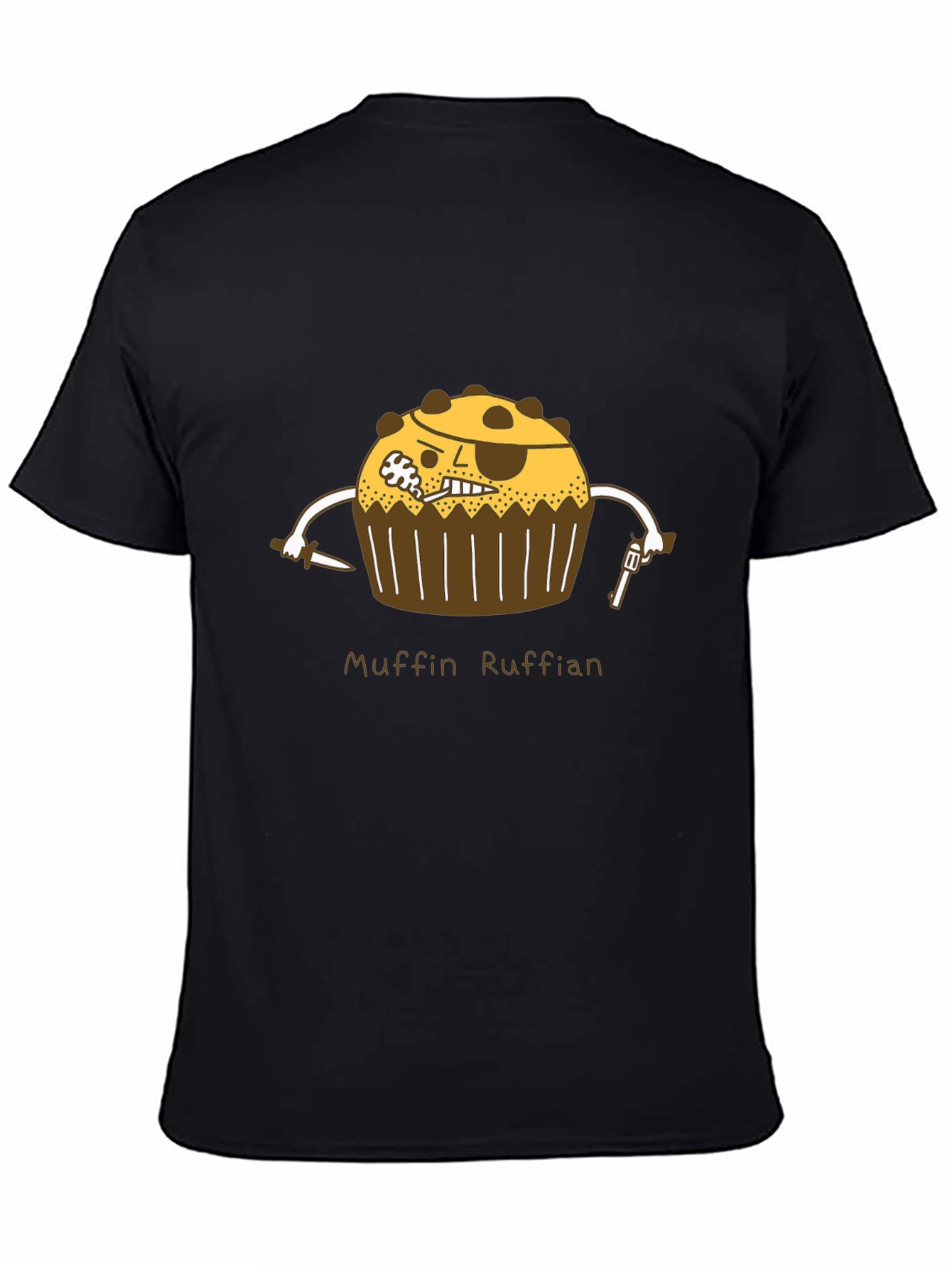 Muffin Ruffian Graphic Tee - Pirate Cupcake T-Shirt