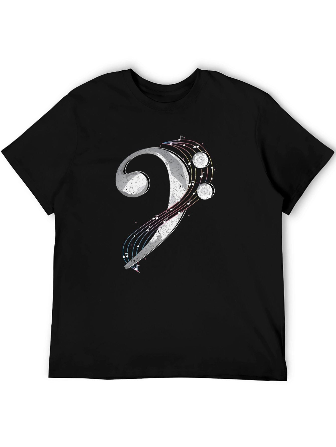 Bass Clef Music T-Shirt - Graphic Print