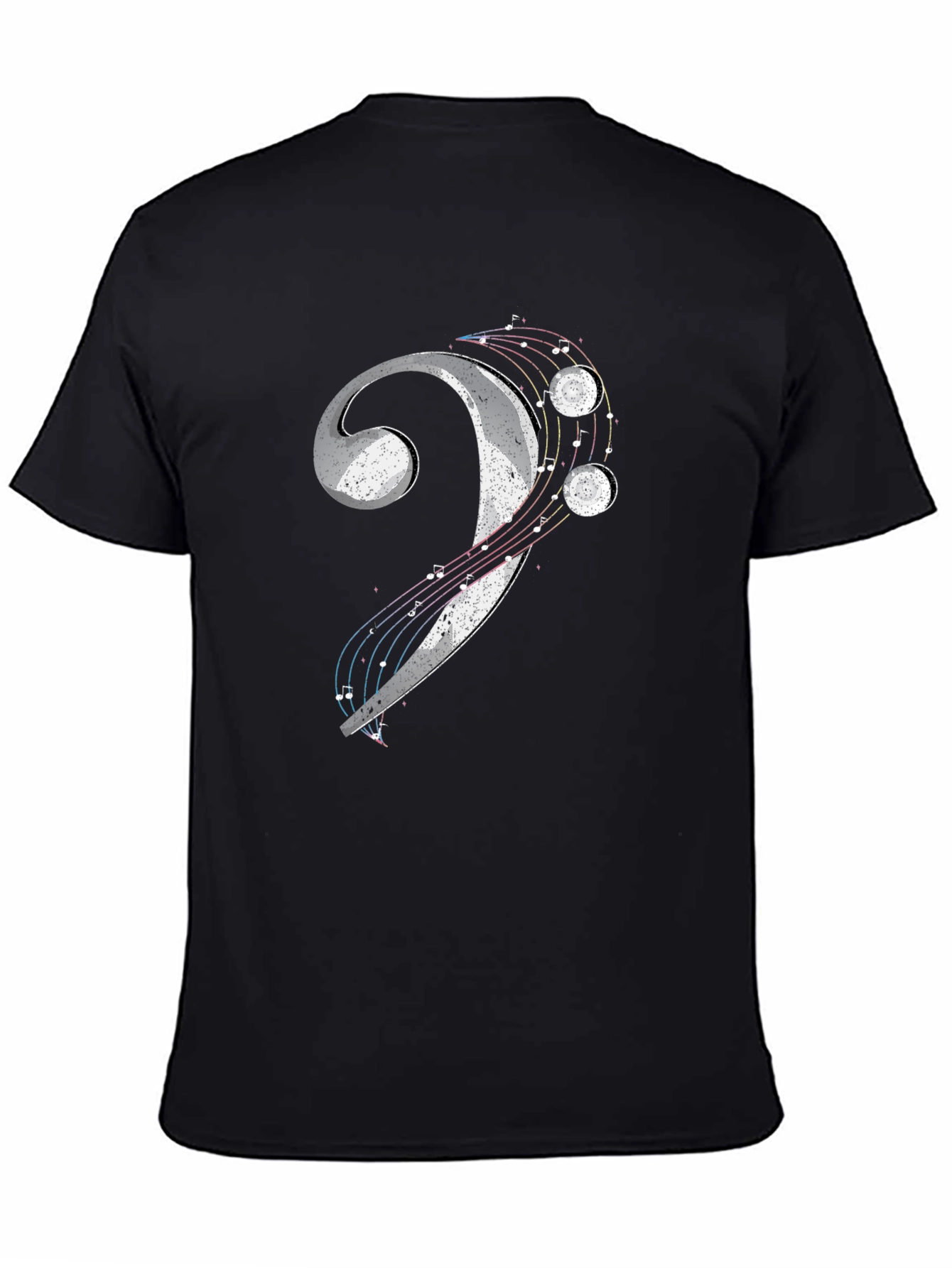 Bass Clef Music T-Shirt - Graphic Print