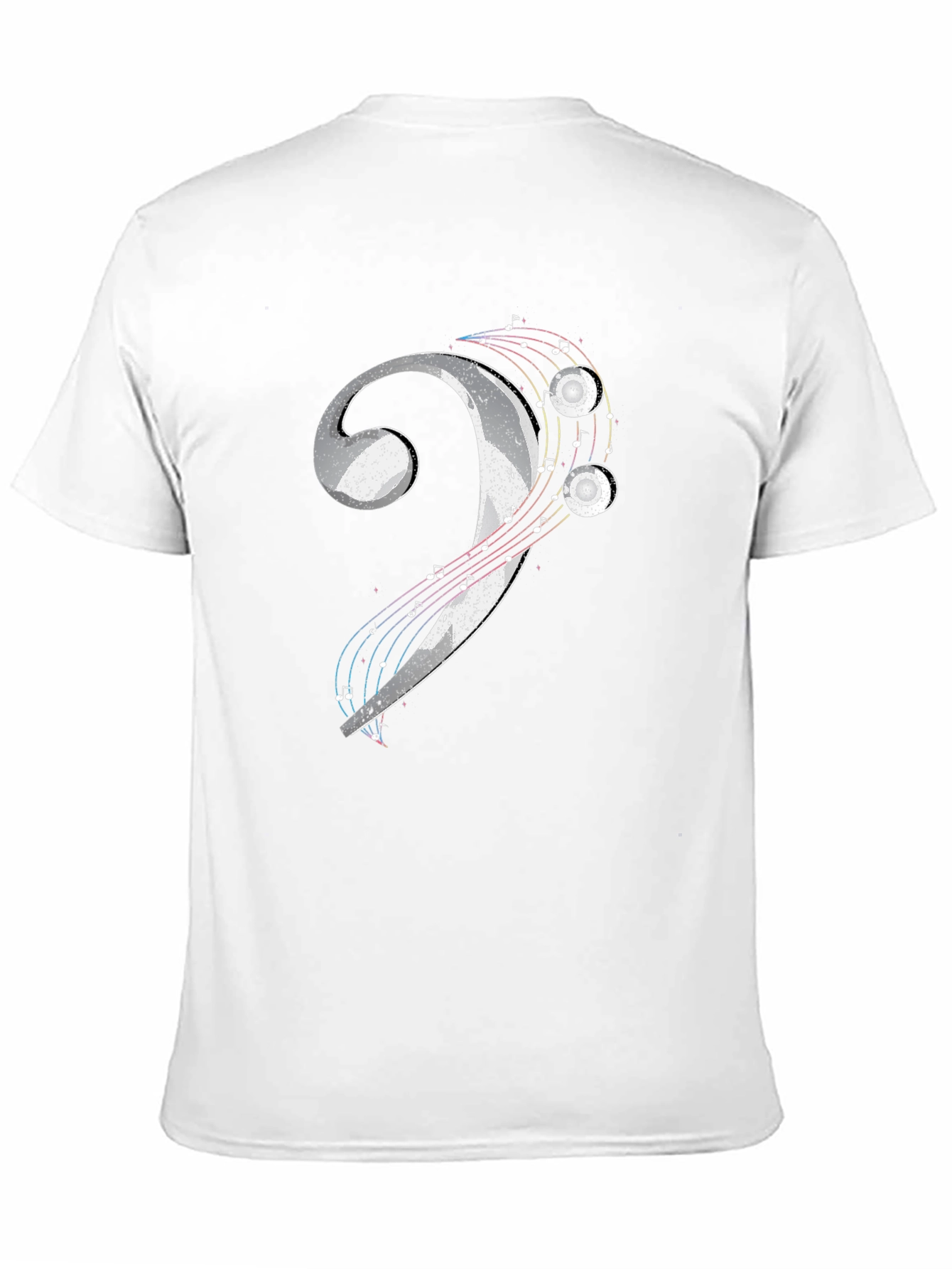 Bass Clef Music T-Shirt - Graphic Print