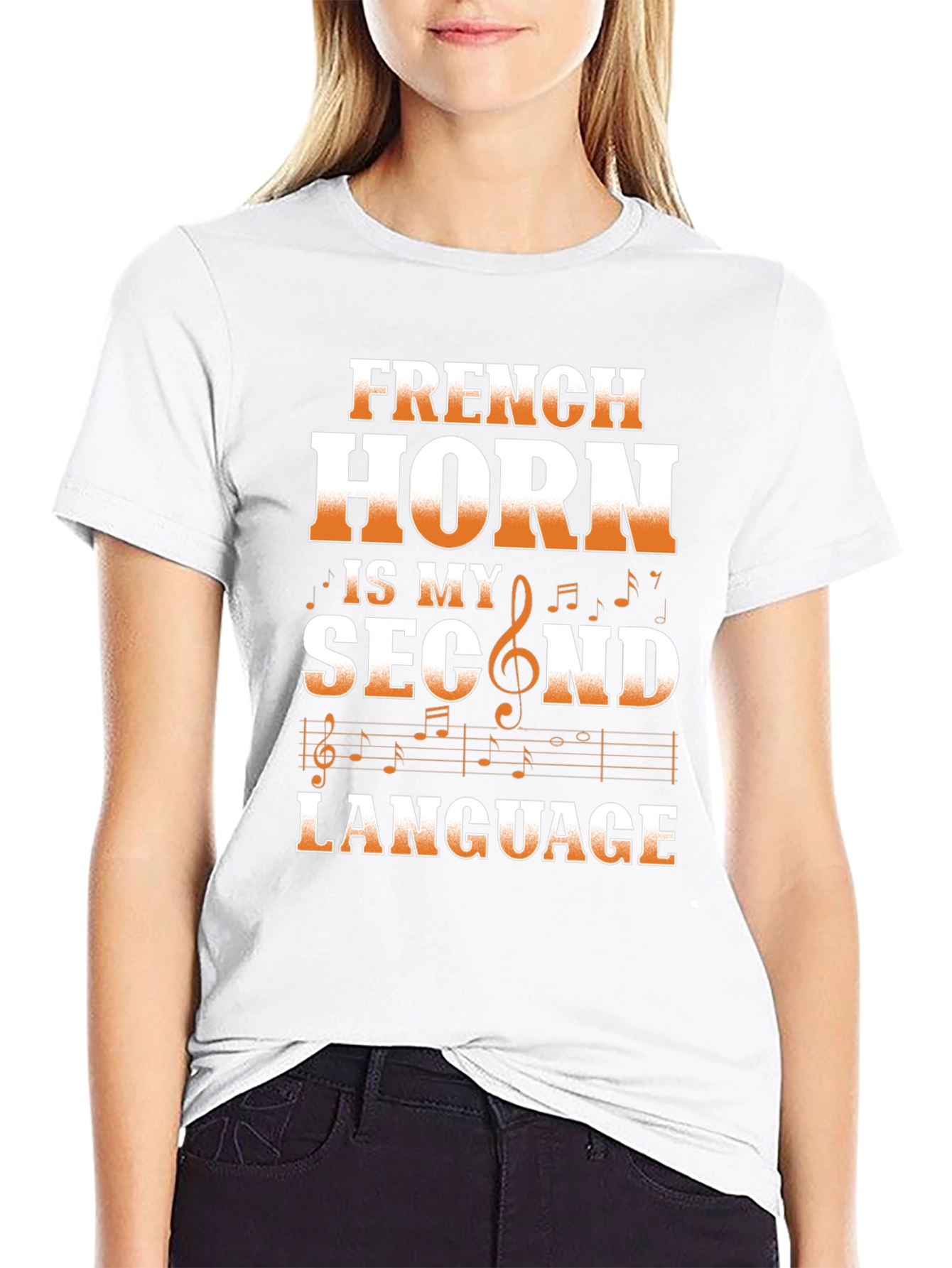 French Horn Second Language T-Shirt