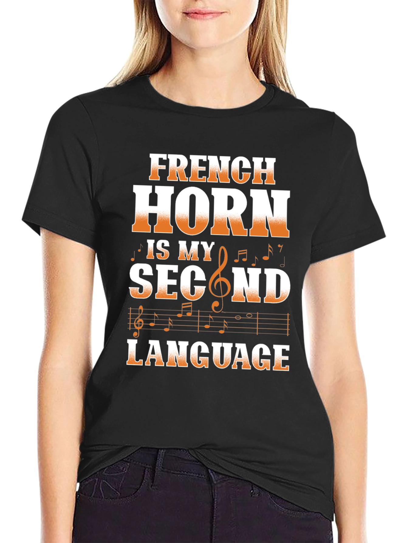 French Horn Second Language T-Shirt