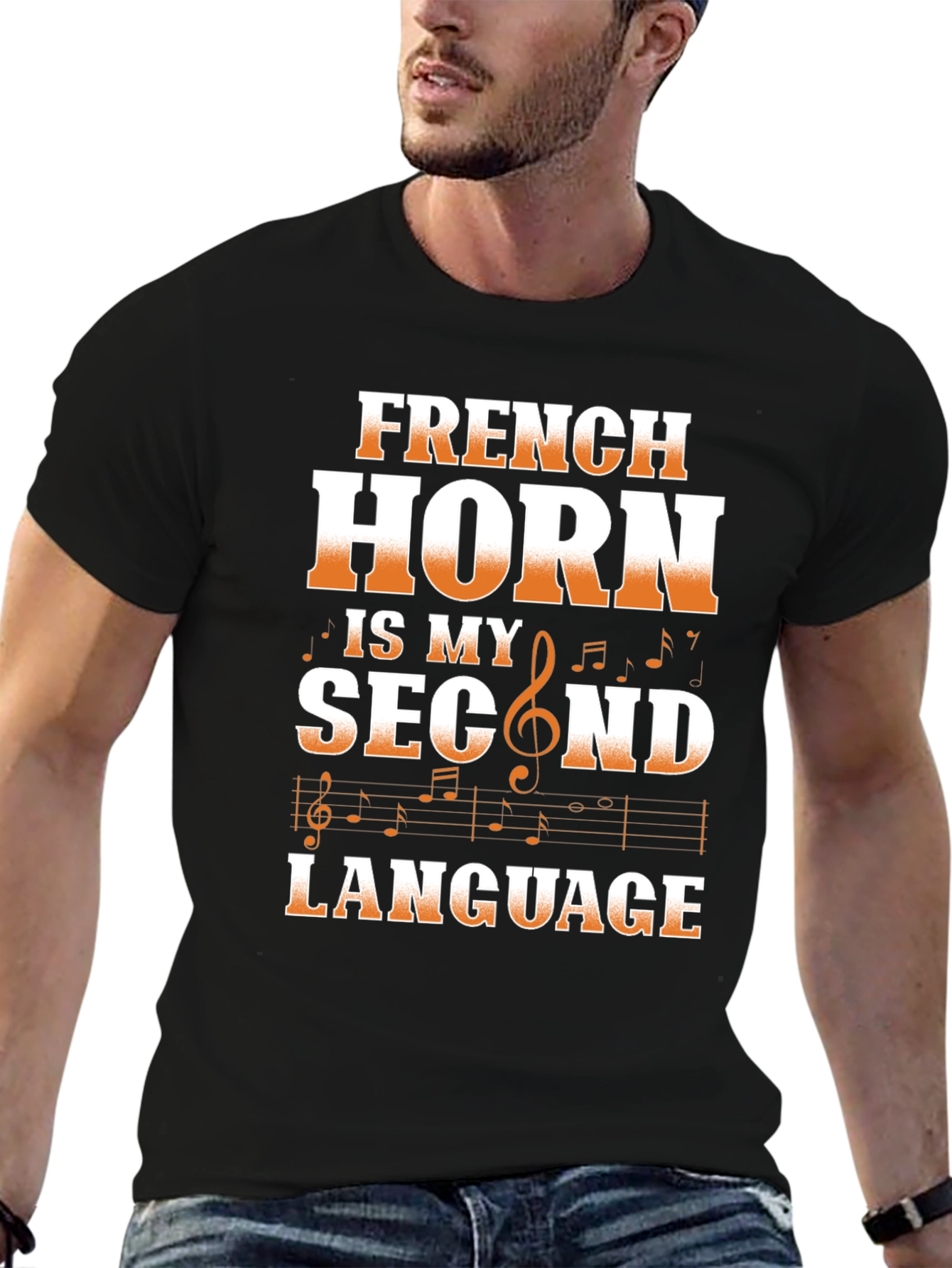 French Horn Second Language T-Shirt