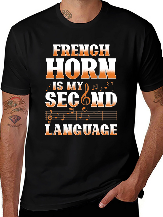 French Horn Second Language T-Shirt