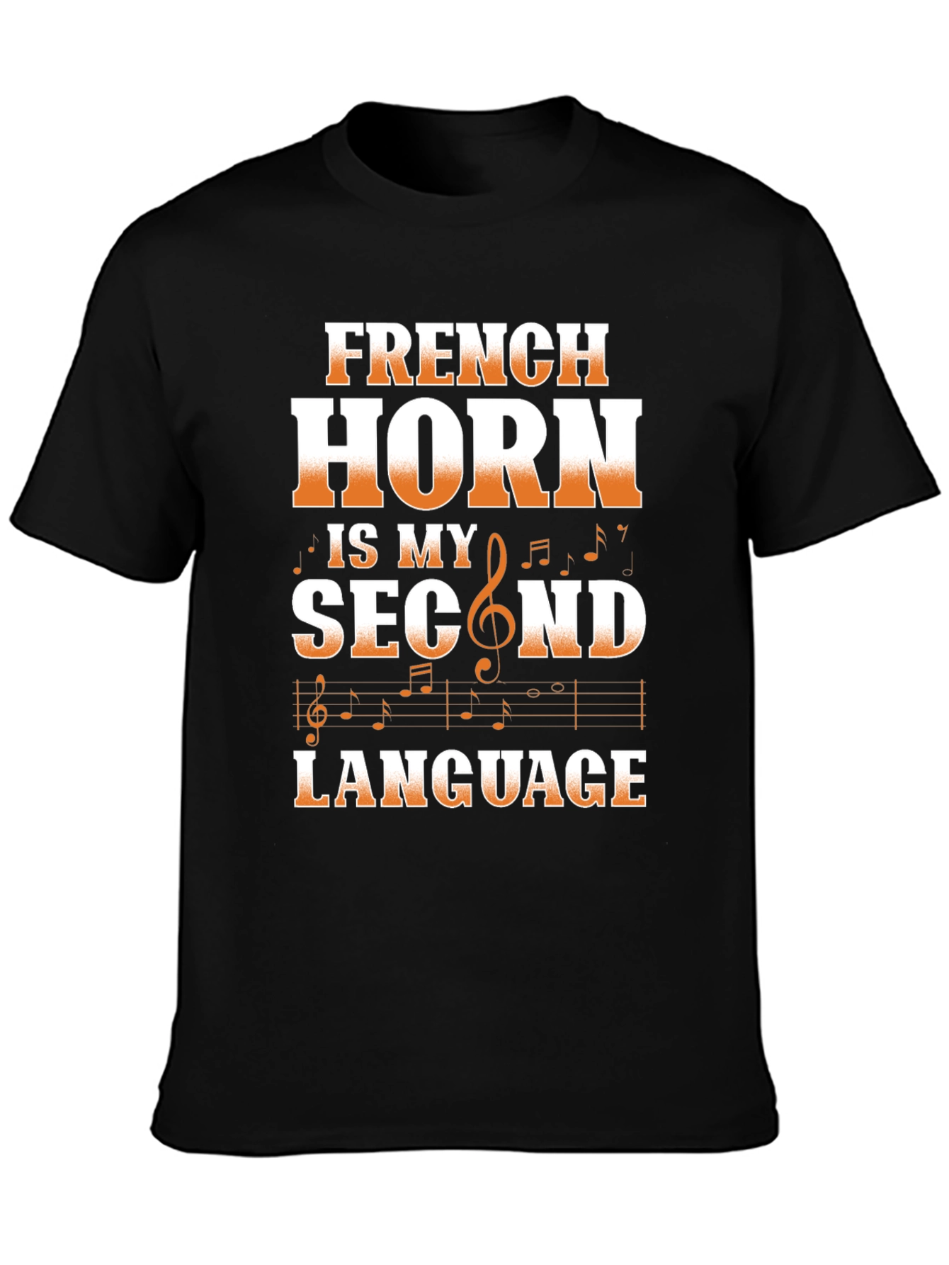 French Horn Second Language T-Shirt