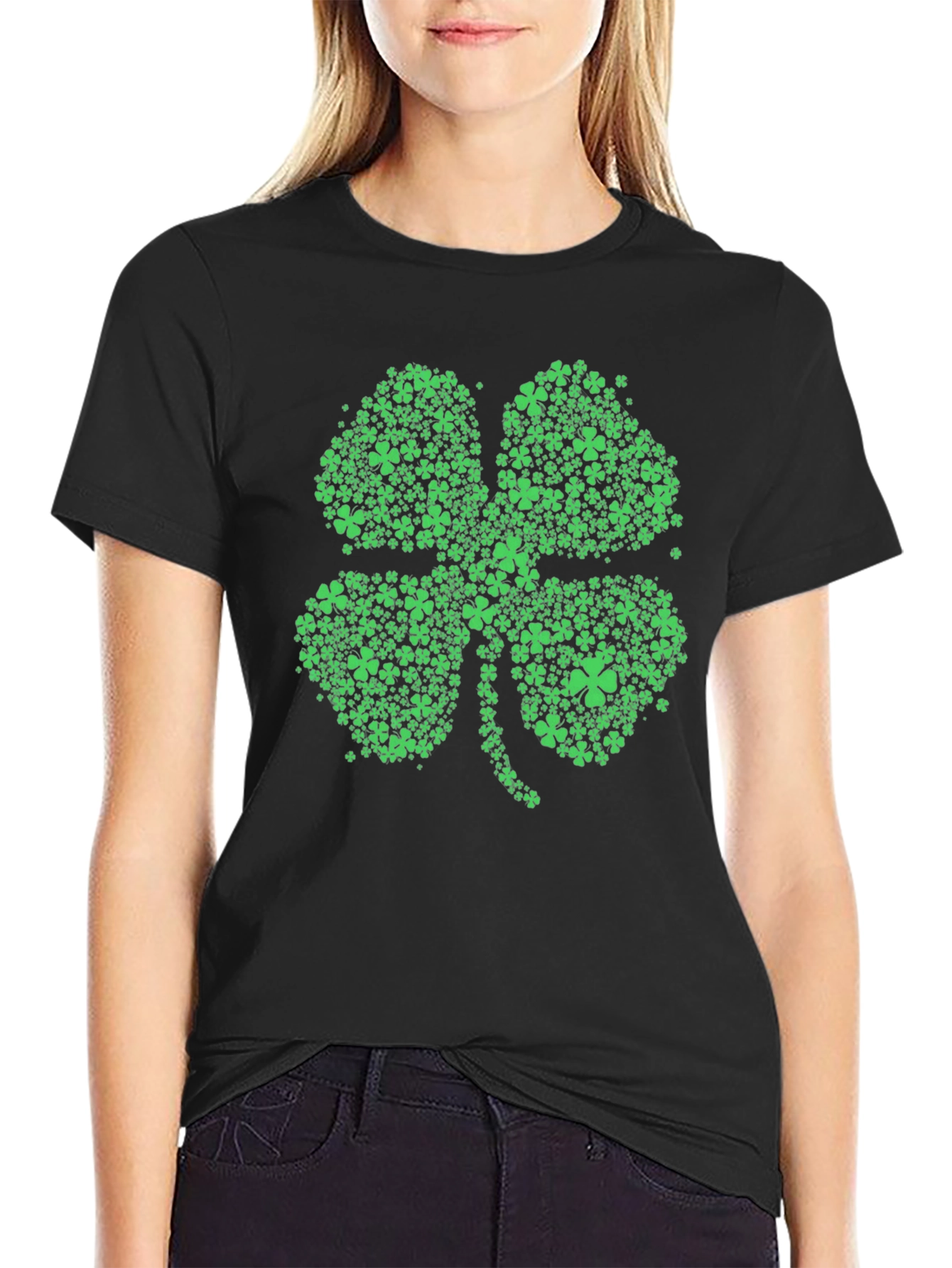 Shamrock T-Shirt - St. Patricks Day Green Clover