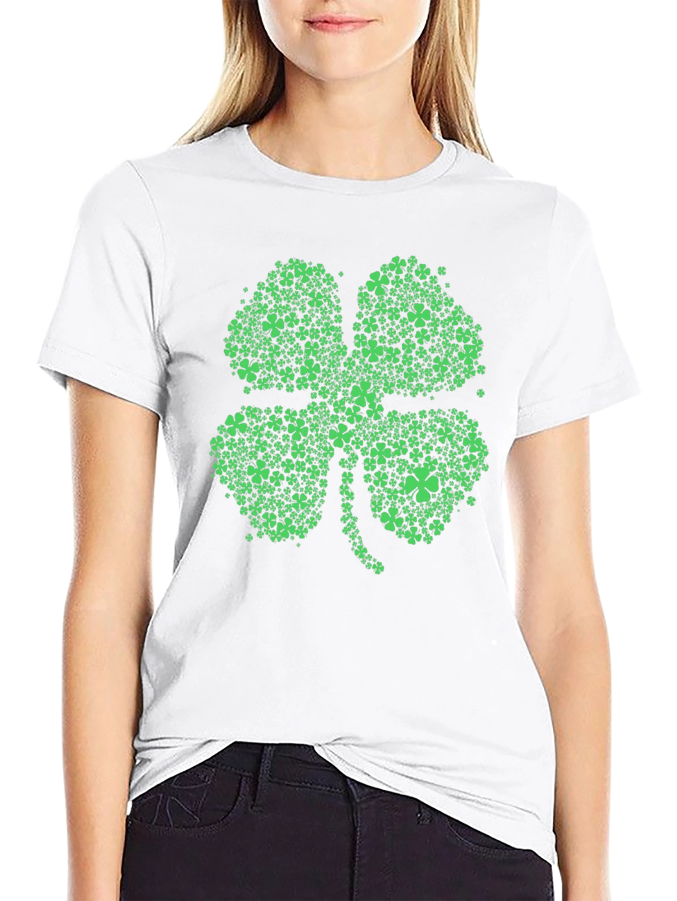 Shamrock T-Shirt - St. Patricks Day Green Clover