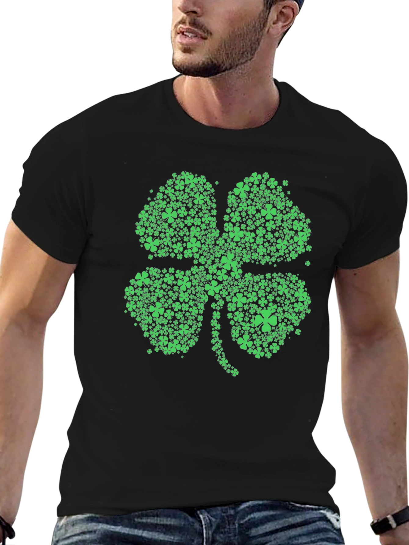 Shamrock T-Shirt - St. Patricks Day Green Clover