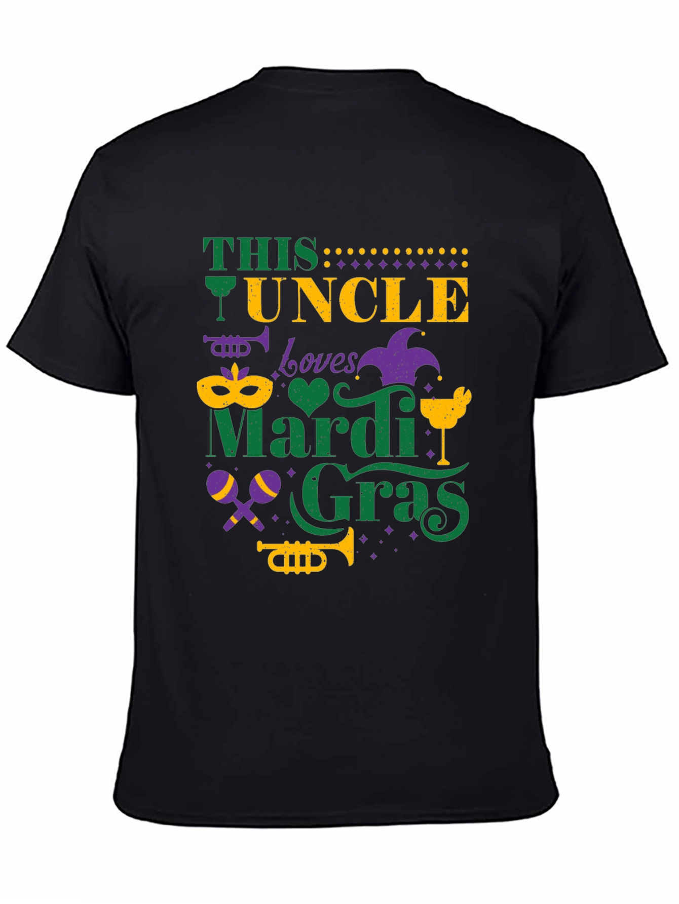 This Uncle Loves Mardi Gras T-Shirt