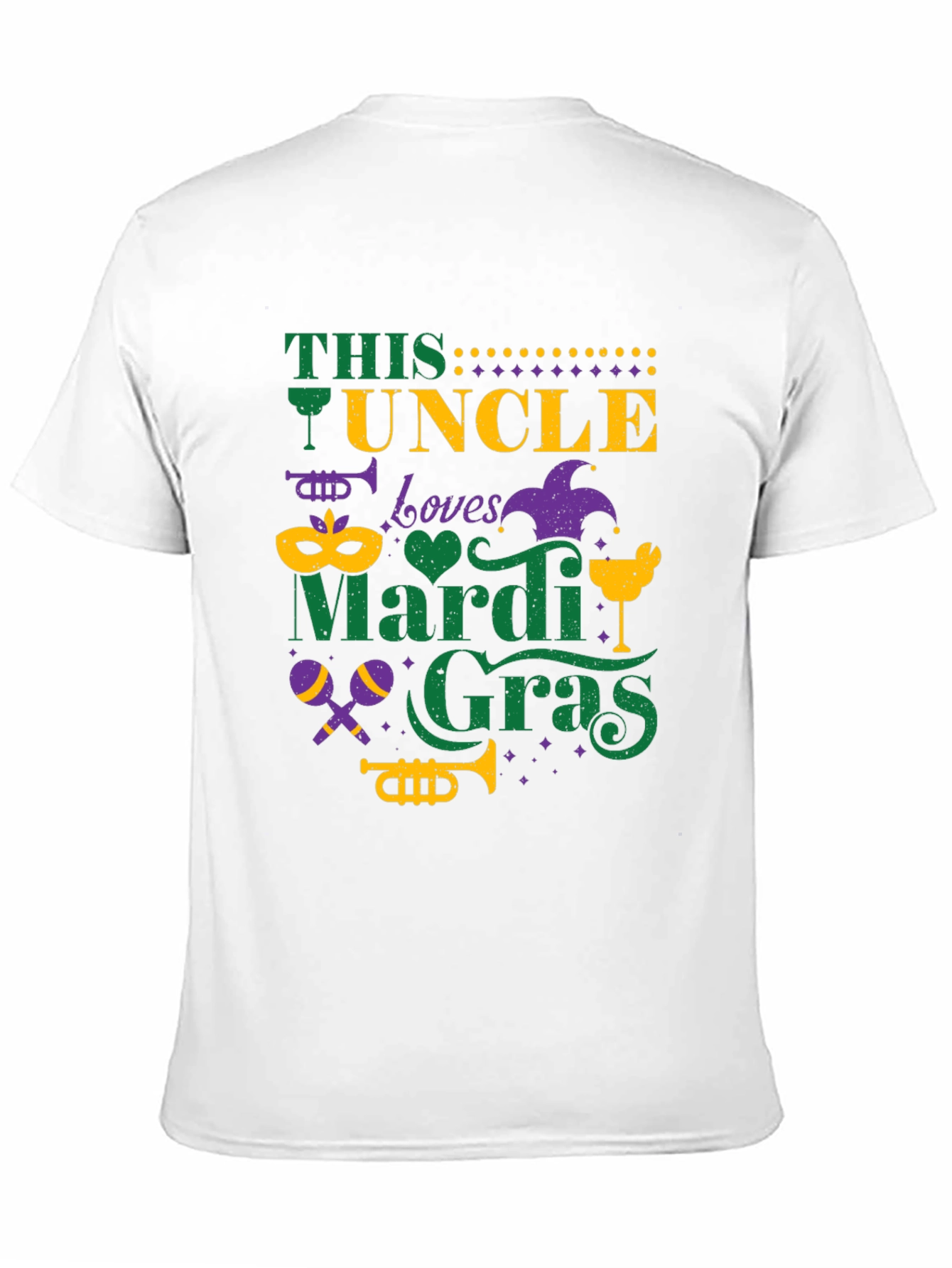 This Uncle Loves Mardi Gras T-Shirt