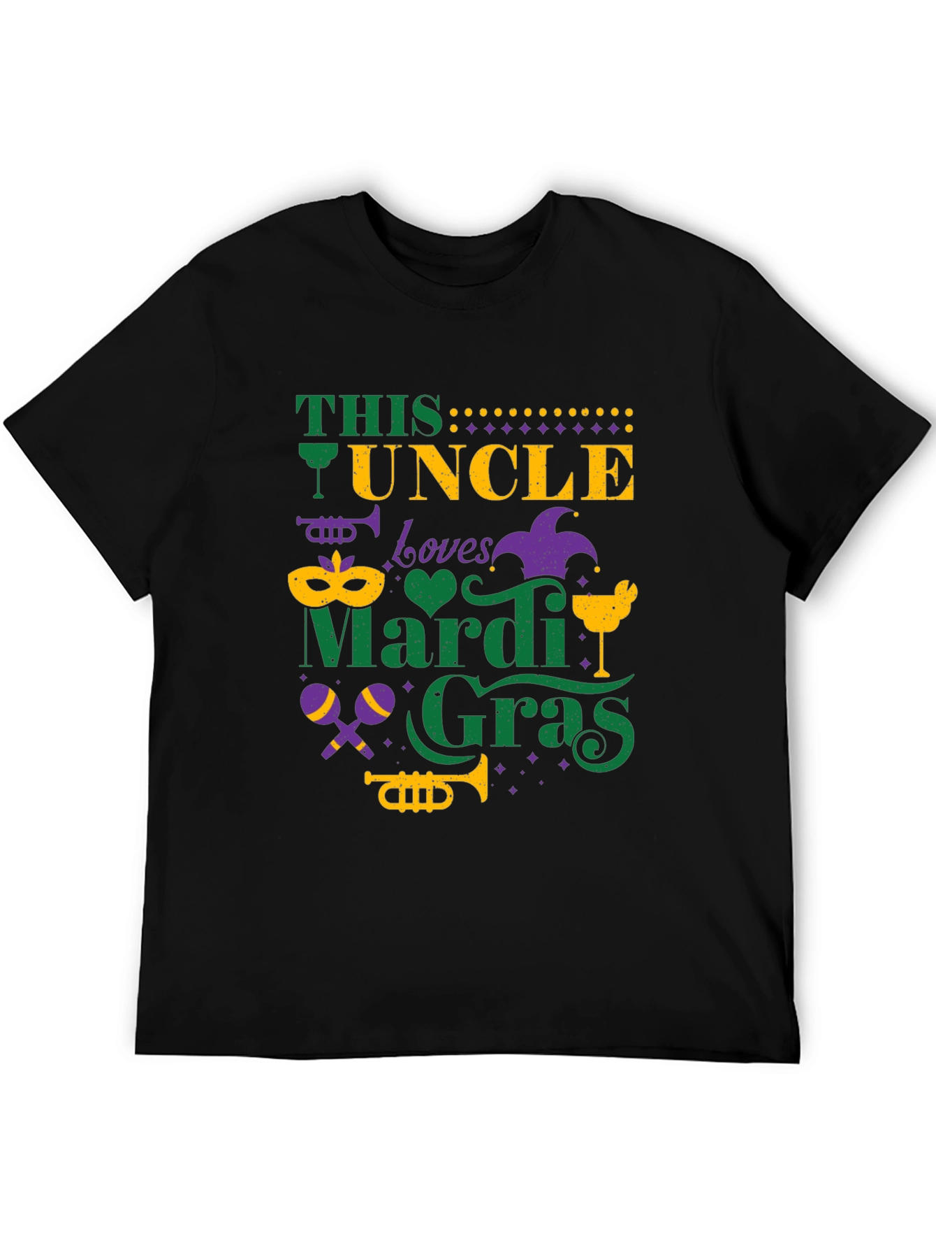 This Uncle Loves Mardi Gras T-Shirt