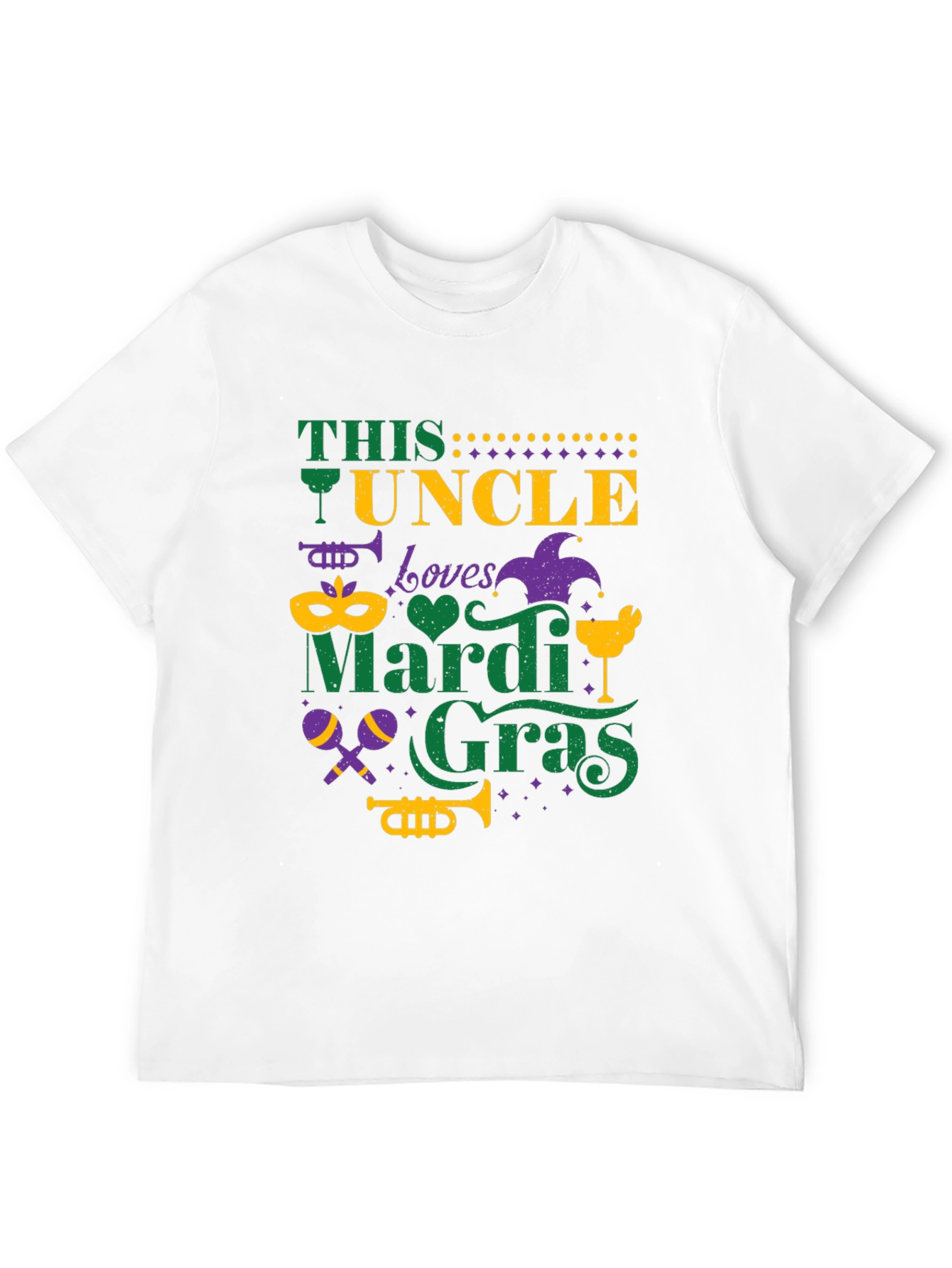 This Uncle Loves Mardi Gras T-Shirt