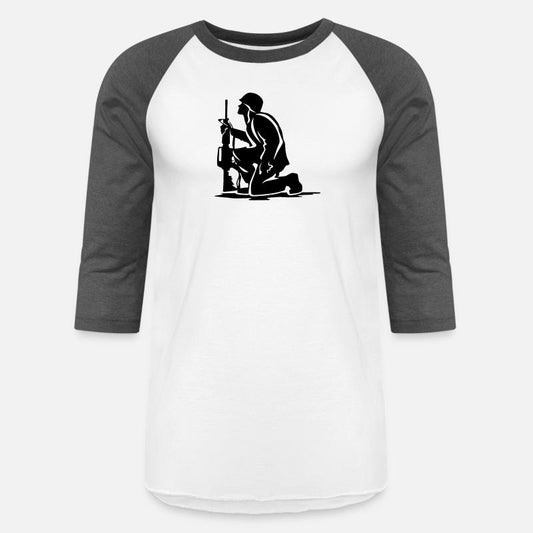 Military Soldier Kneeling Silhouette