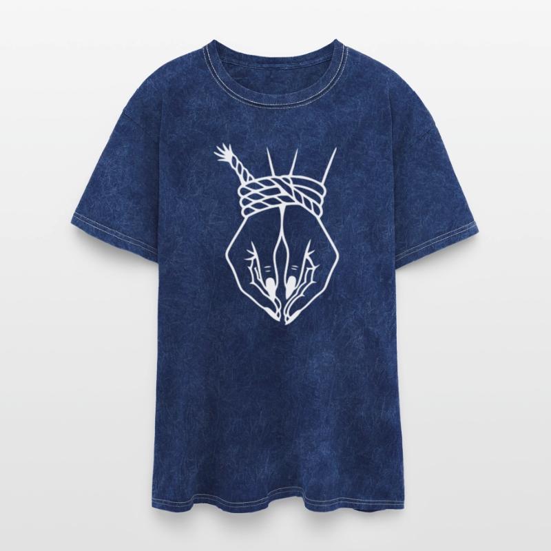 Minimalist Hand with Rope Twist Design