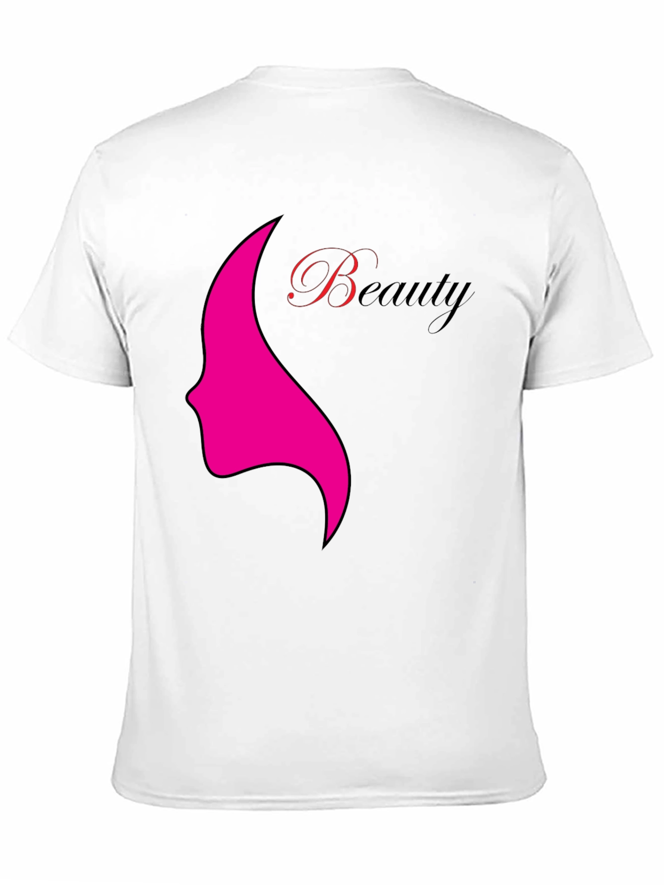 Beauty Graphic Tee - Stylish Black T-Shirt