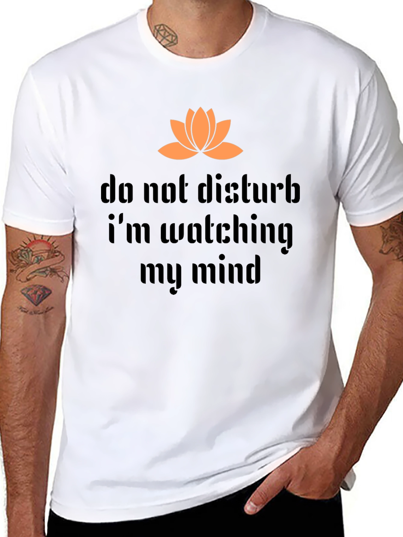 Do Not Disturb Mind Watching Graphic Tee