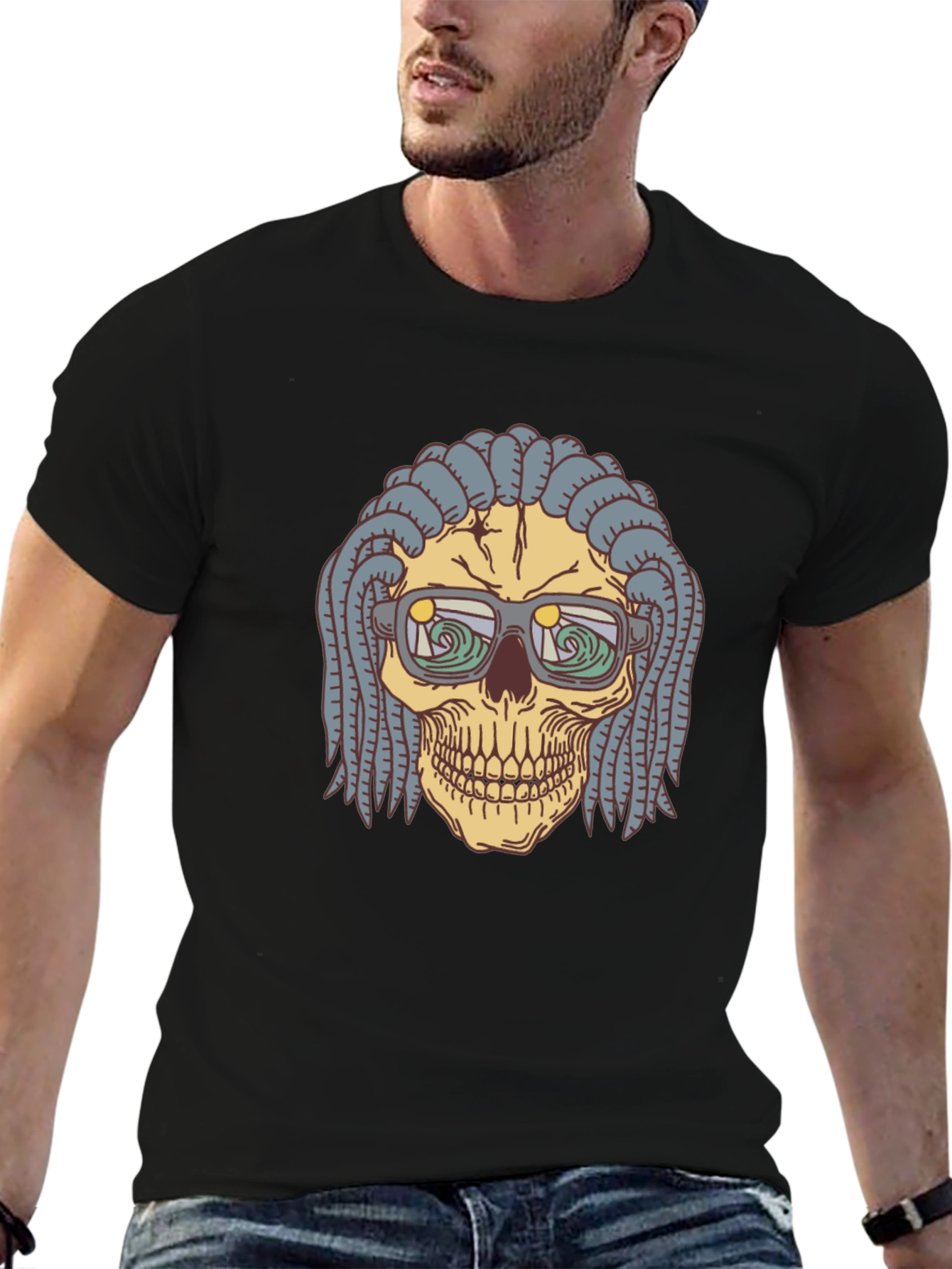 Skull Dreadlocks T-Shirt