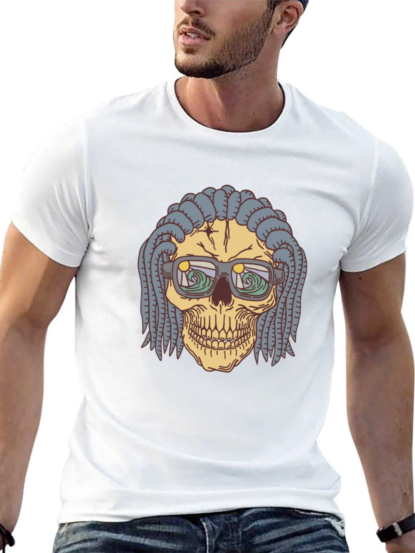 Skull Dreadlocks T-Shirt