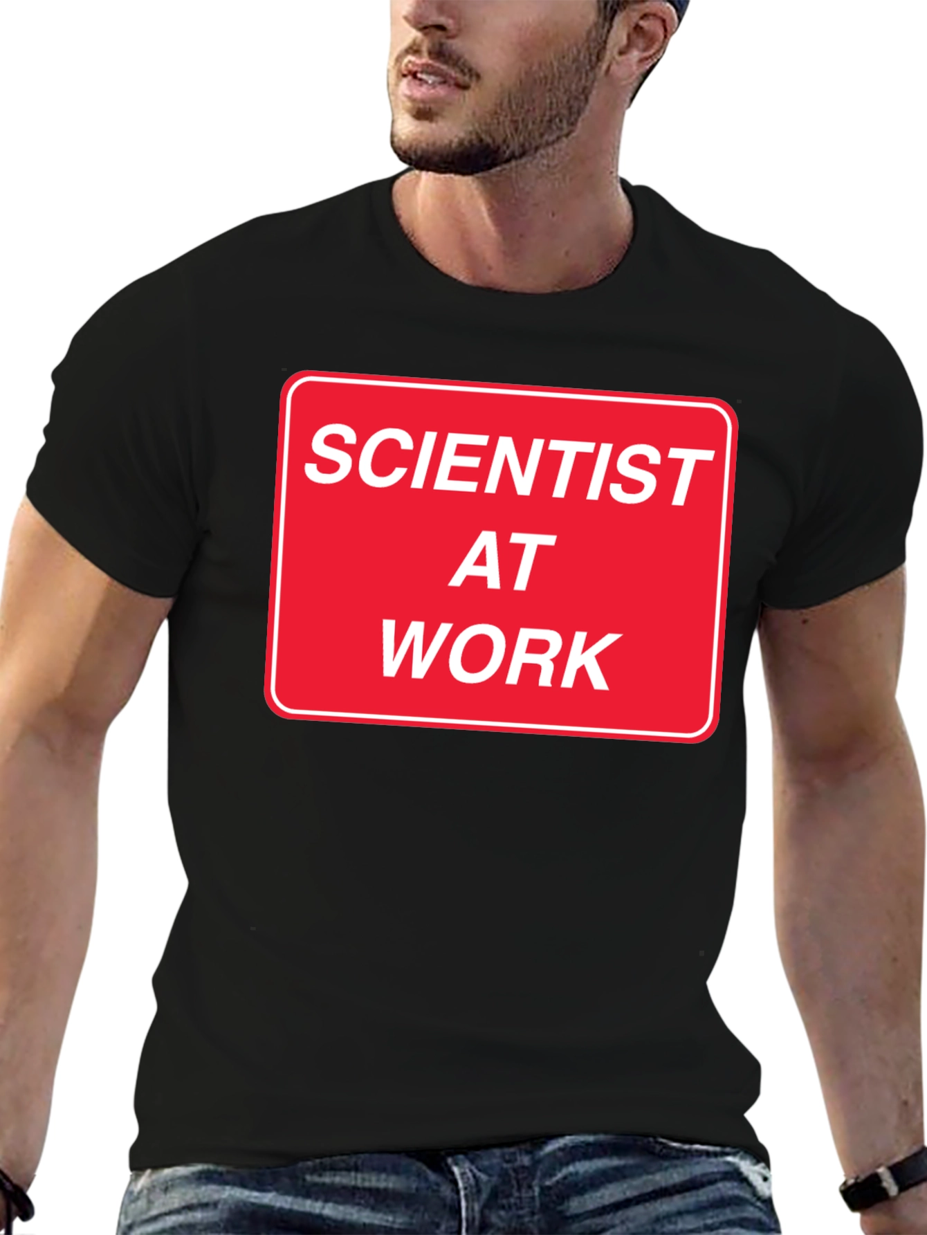 Scientist at Work Novelty T-Shirt