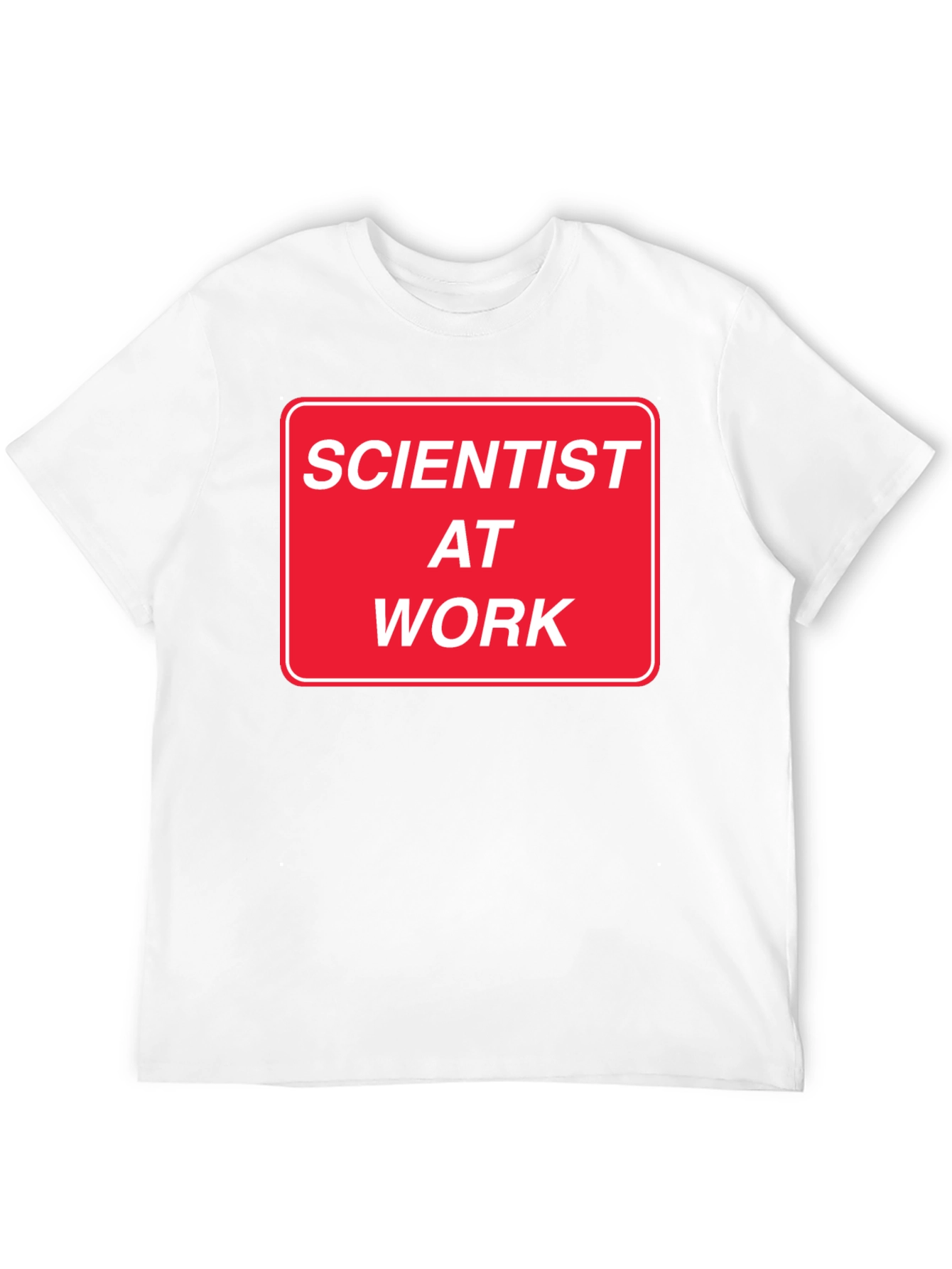 Scientist at Work Novelty T-Shirt
