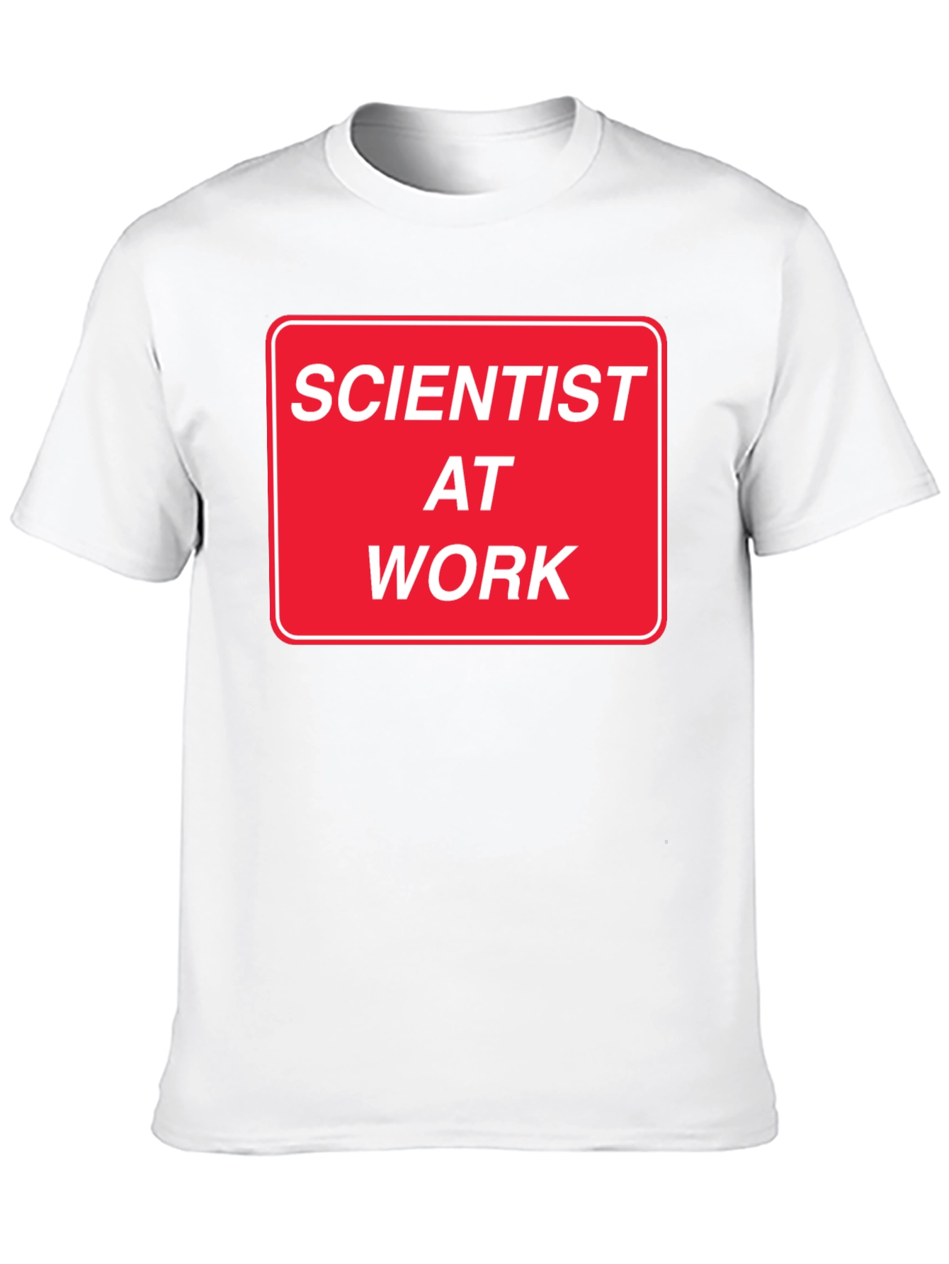 Scientist at Work Novelty T-Shirt