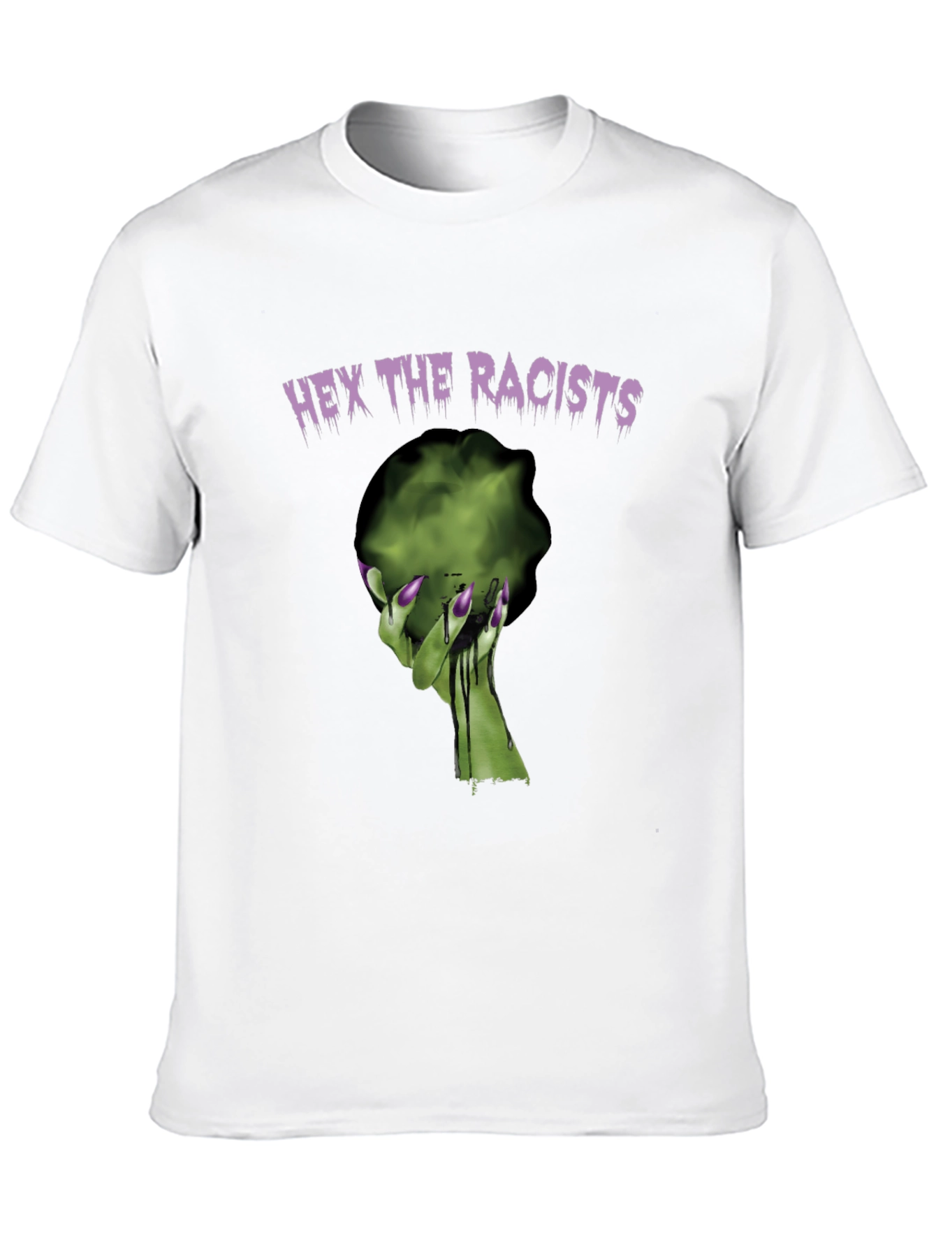 Hex the Racists Graphic T-Shirt