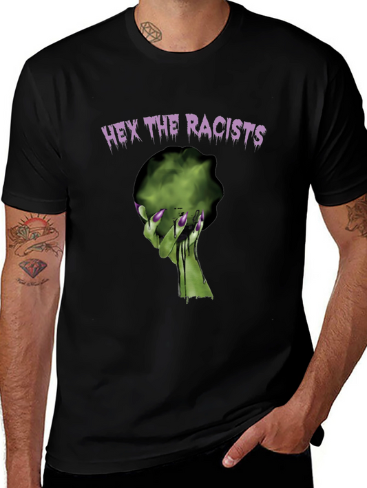 Hex the Racists Graphic T-Shirt