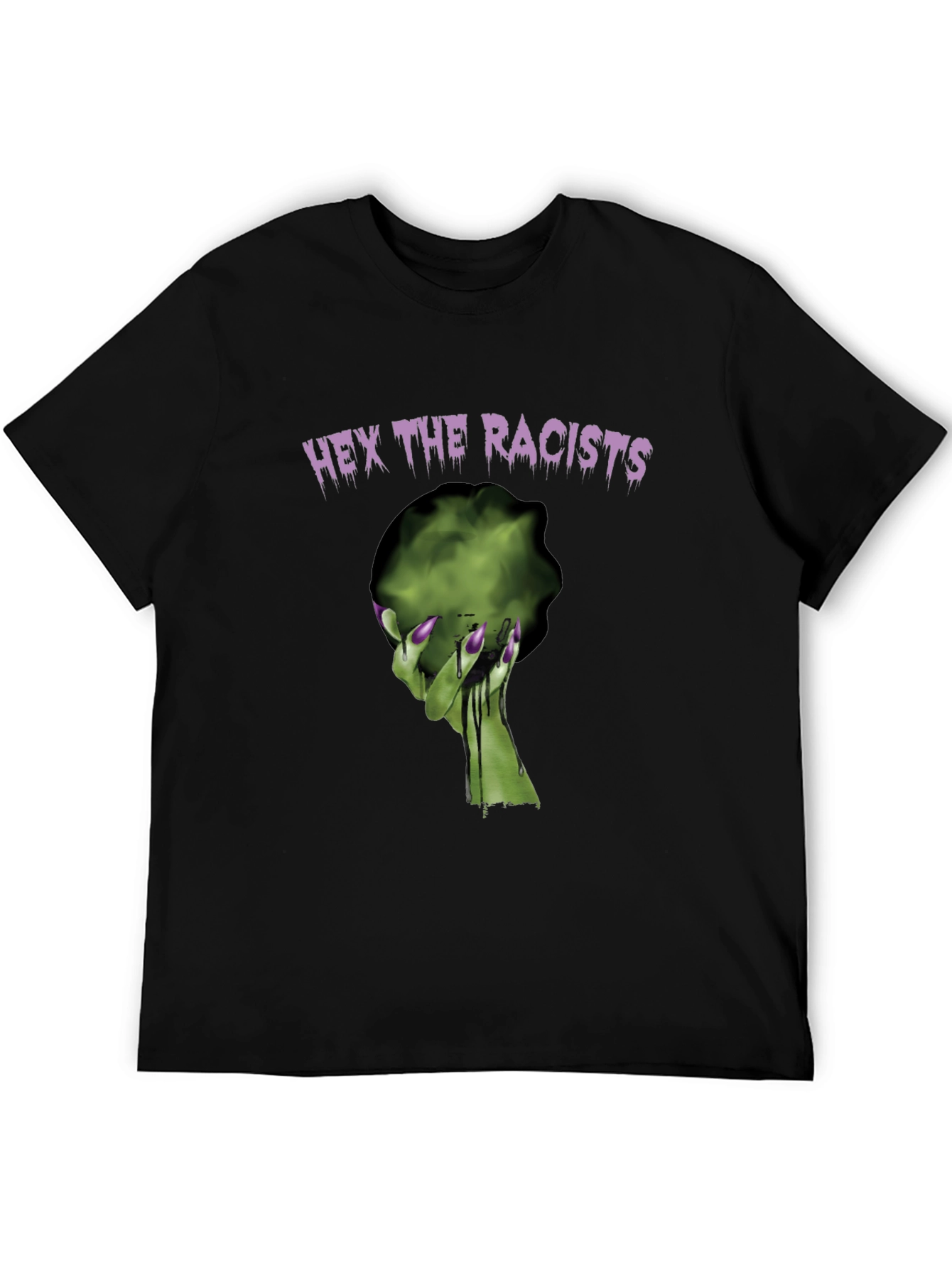 Hex the Racists Graphic T-Shirt