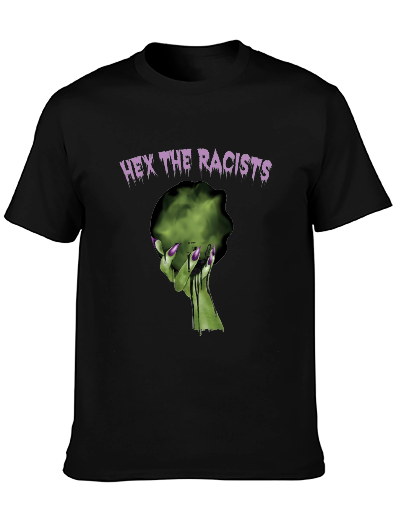 Hex the Racists Graphic T-Shirt