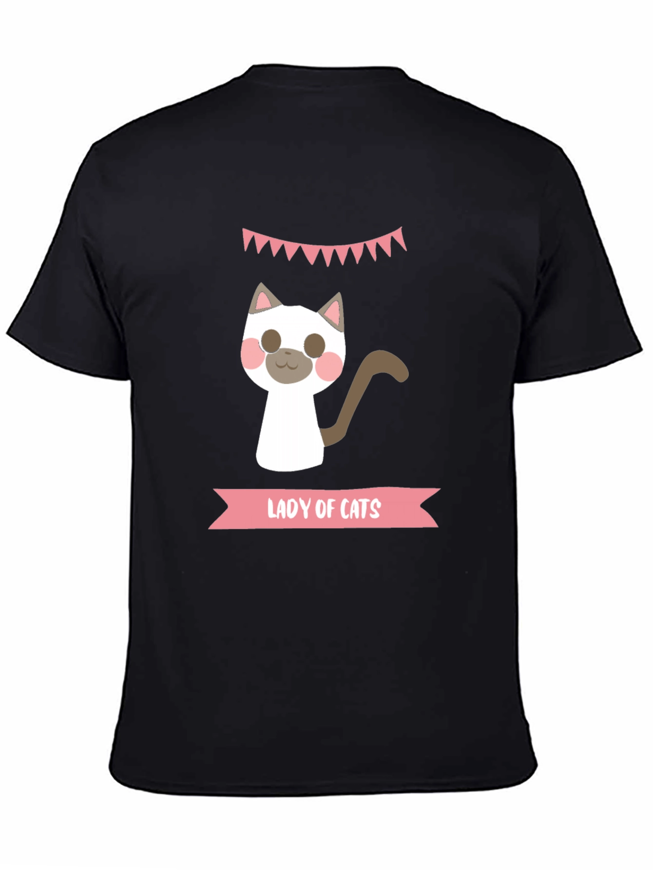 Lady of Cats Graphic T-Shirt - Unisex Black Tee