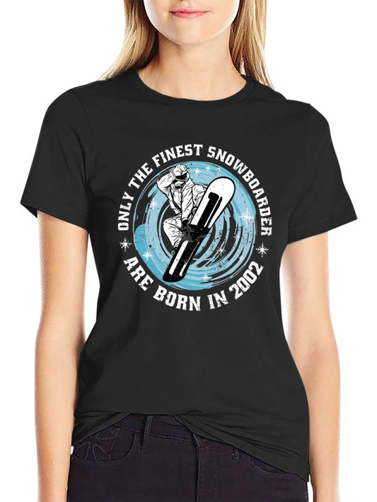 Finest Snowboarder Born in 2002 T-Shirt