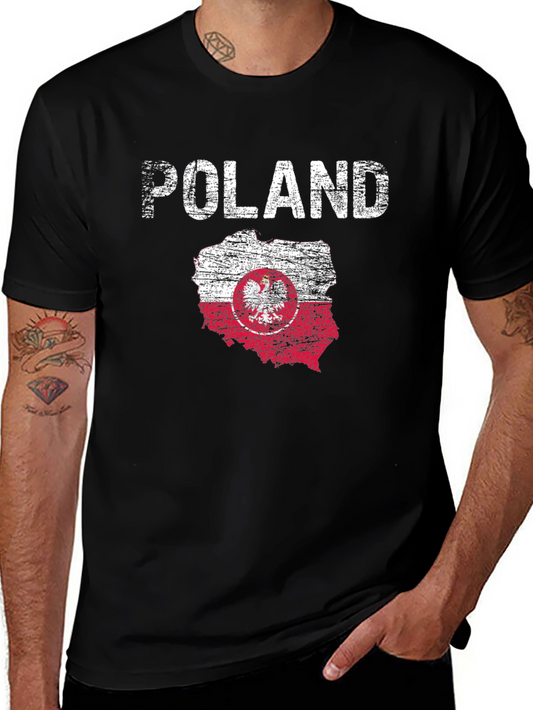 Poland Flag Graphic T-Shirt