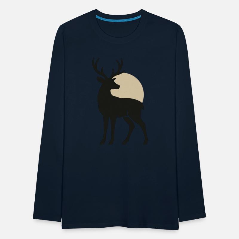 Moonlit Stag – Silent Elegance in the Wild