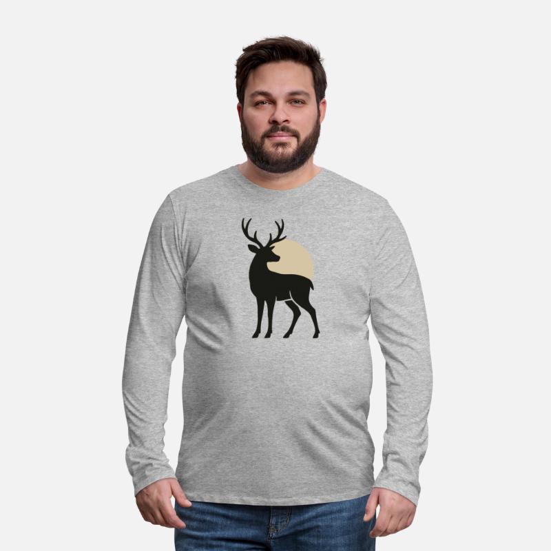 Moonlit Stag – Silent Elegance in the Wild