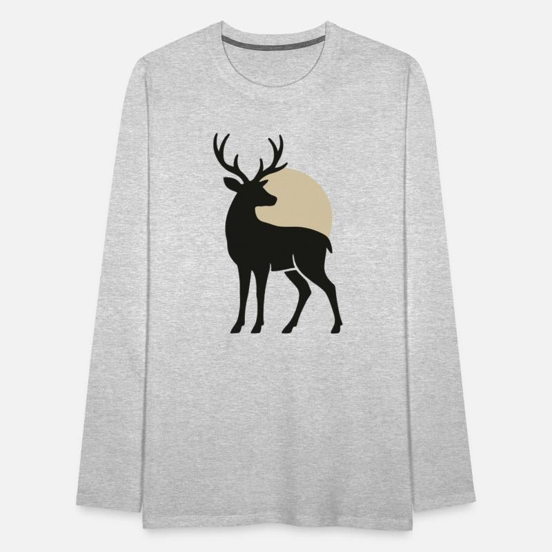 Moonlit Stag – Silent Elegance in the Wild