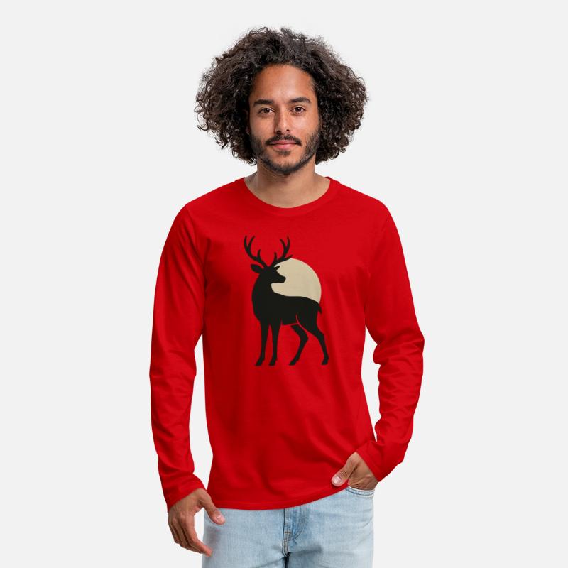 Moonlit Stag – Silent Elegance in the Wild